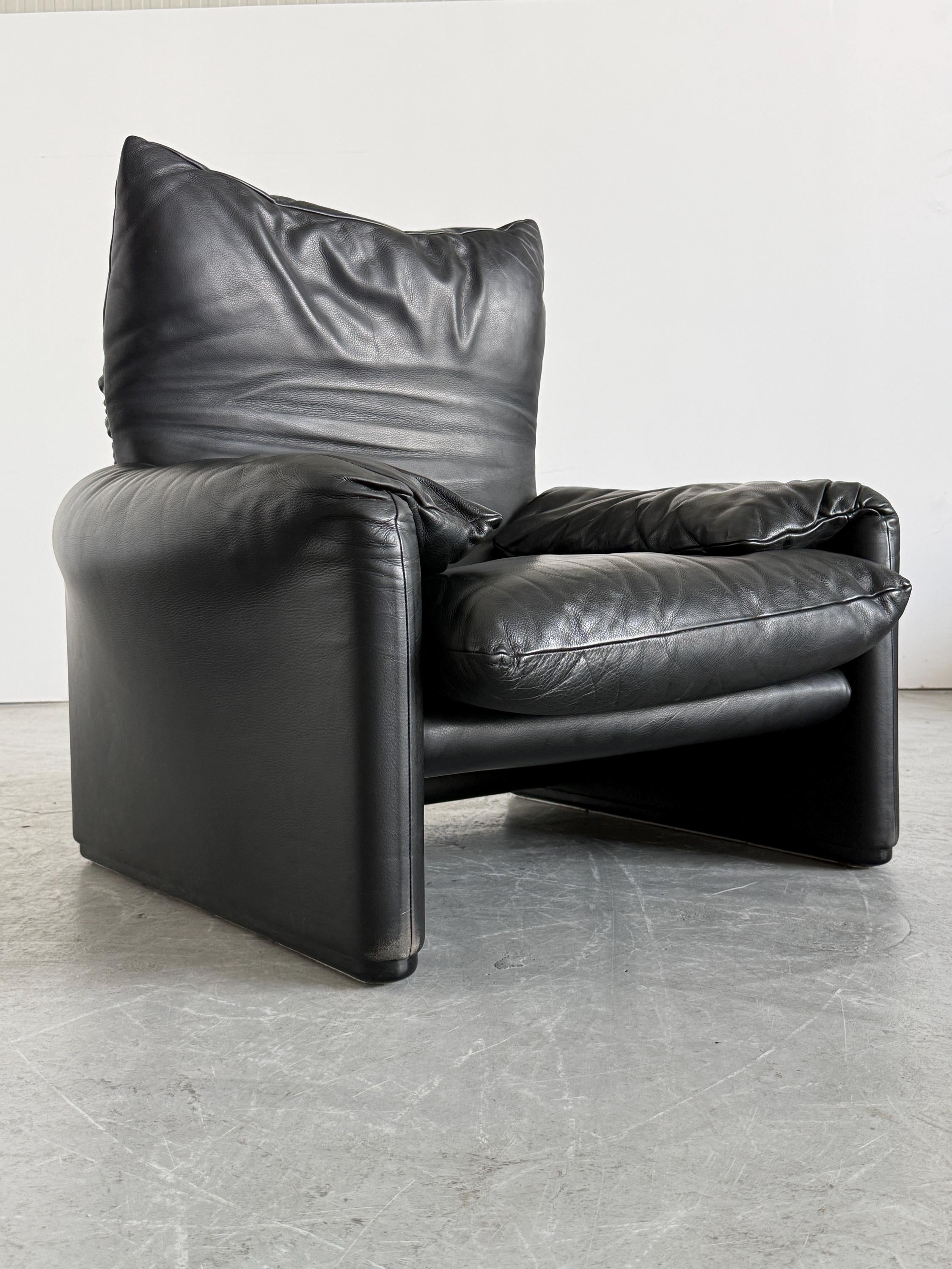 Maralunga Armchair by Vico Magistretti for Cassina