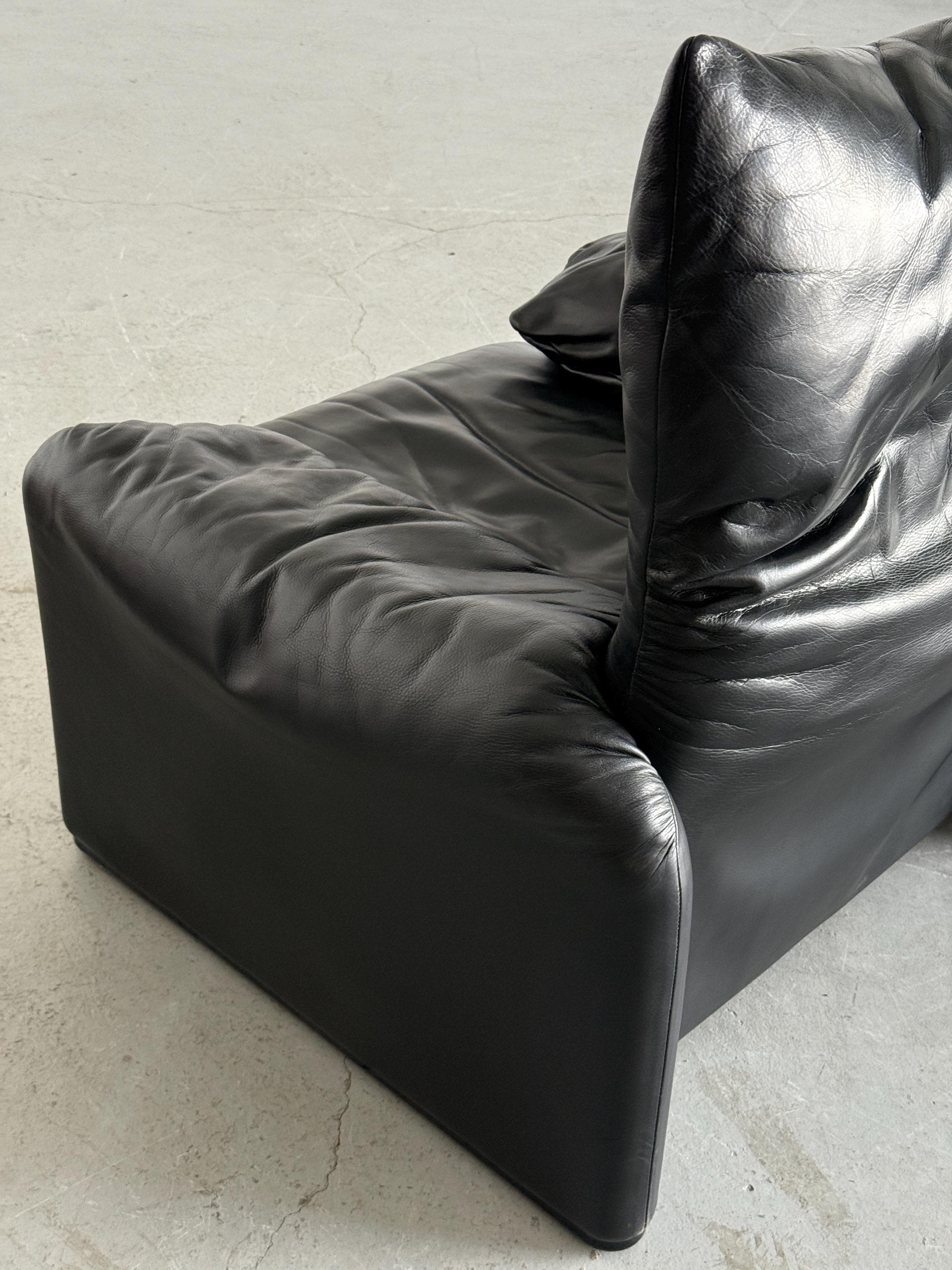 Maralunga Armchair by Vico Magistretti for Cassina
