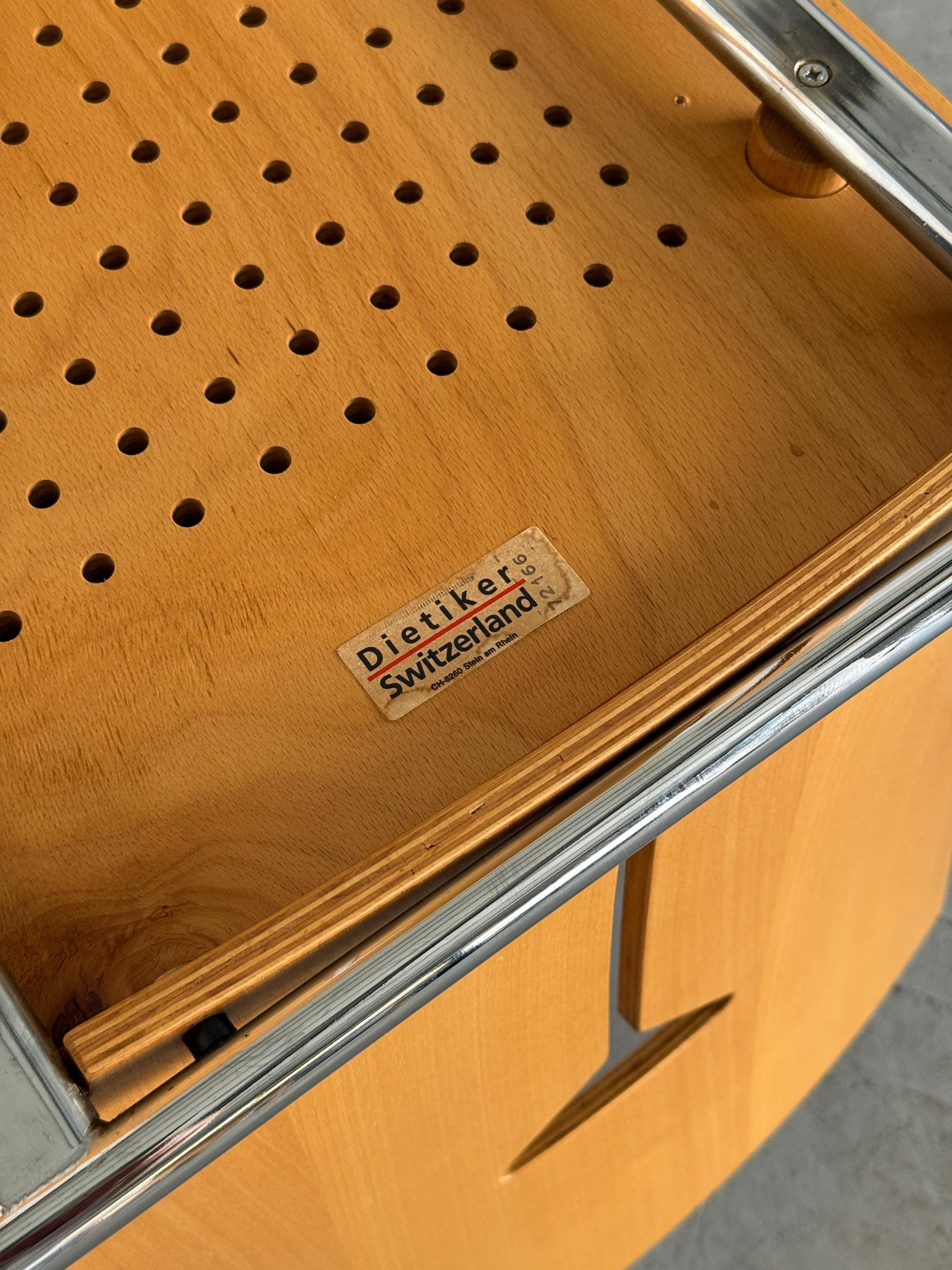 Y-Cut Postmodern Stacking Chair by Dietiker Switzerland