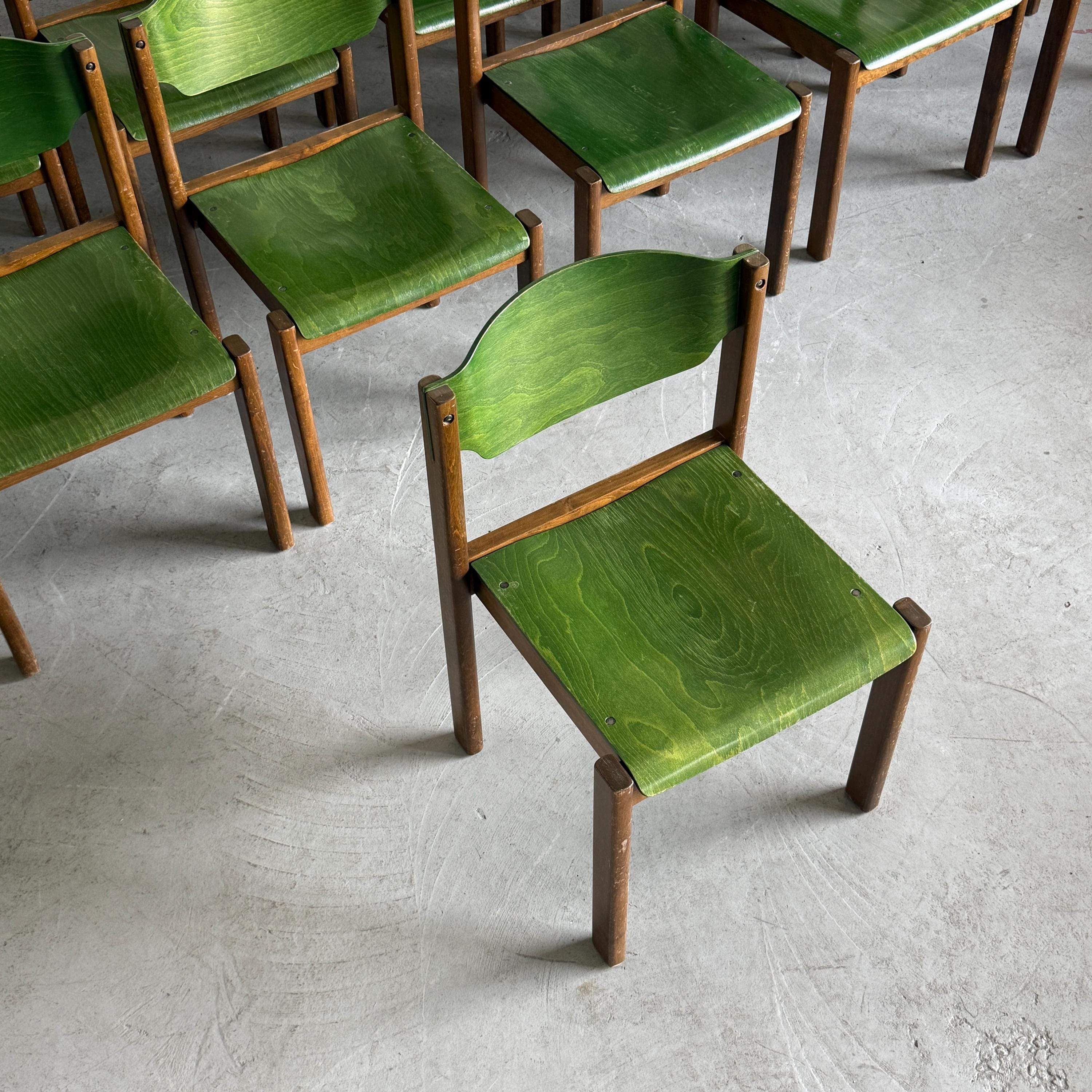 Mid-Century Stacking Chairs by Kusch + Co