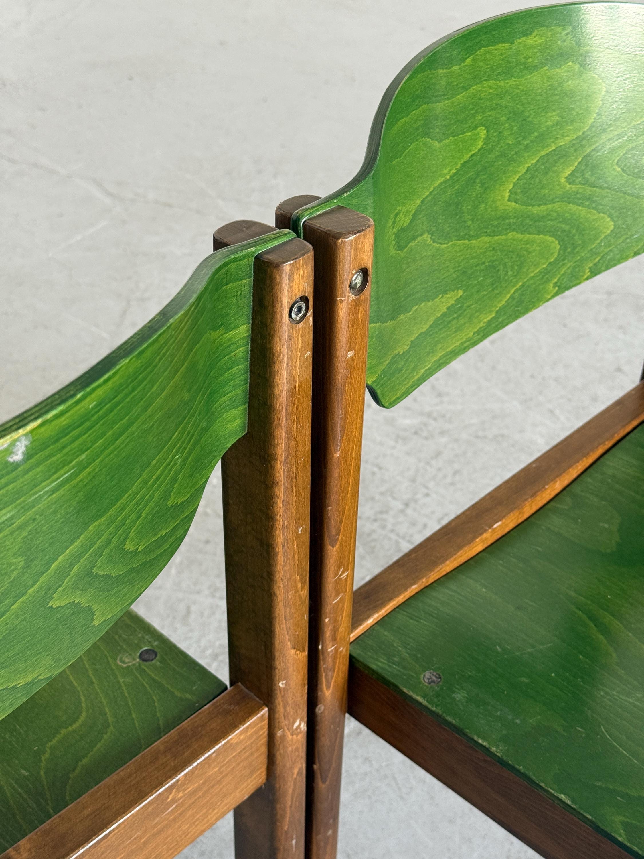 Mid-Century Stacking Chairs by Kusch + Co