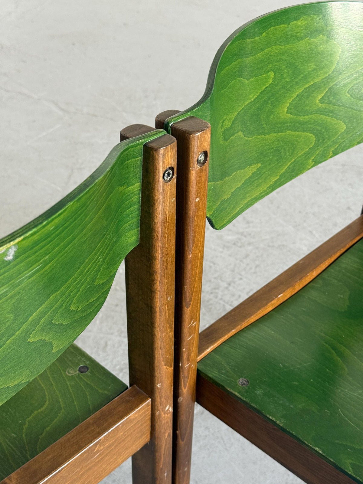 Mid-Century Stacking Chairs by Kusch + Co