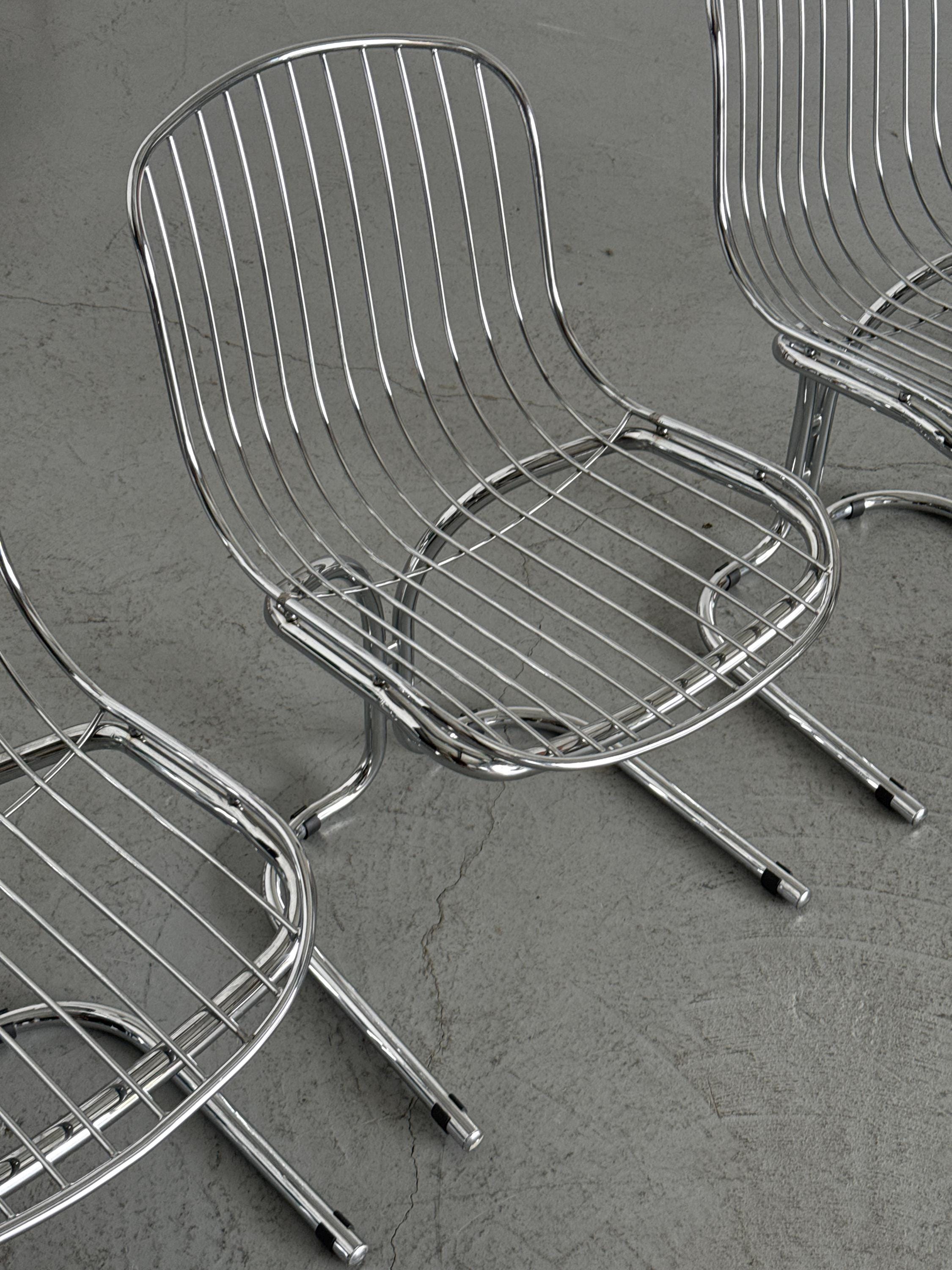 Radiofreccia Dining Chairs by Gastone Rinaldi