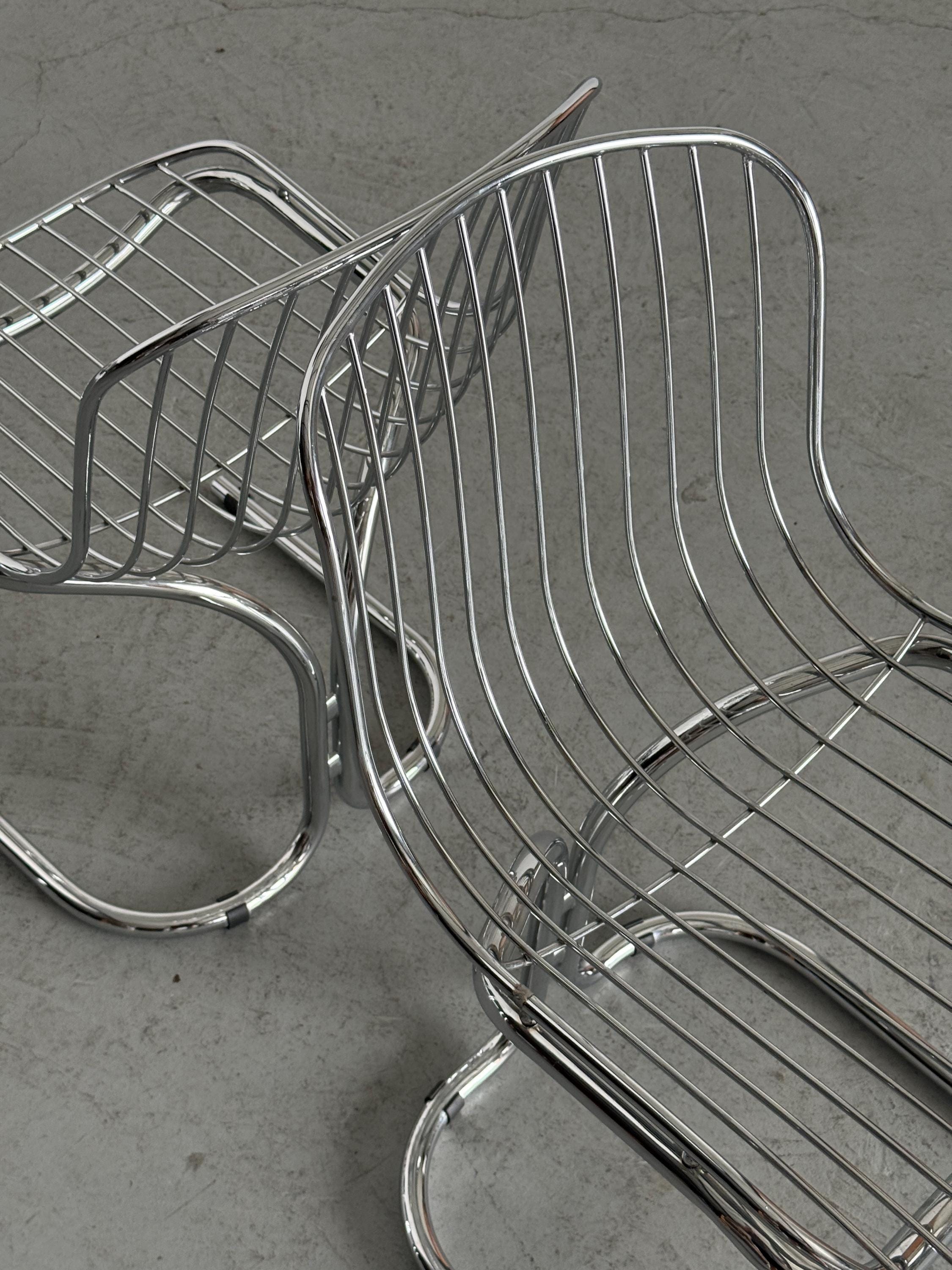 Radiofreccia Dining Chairs by Gastone Rinaldi