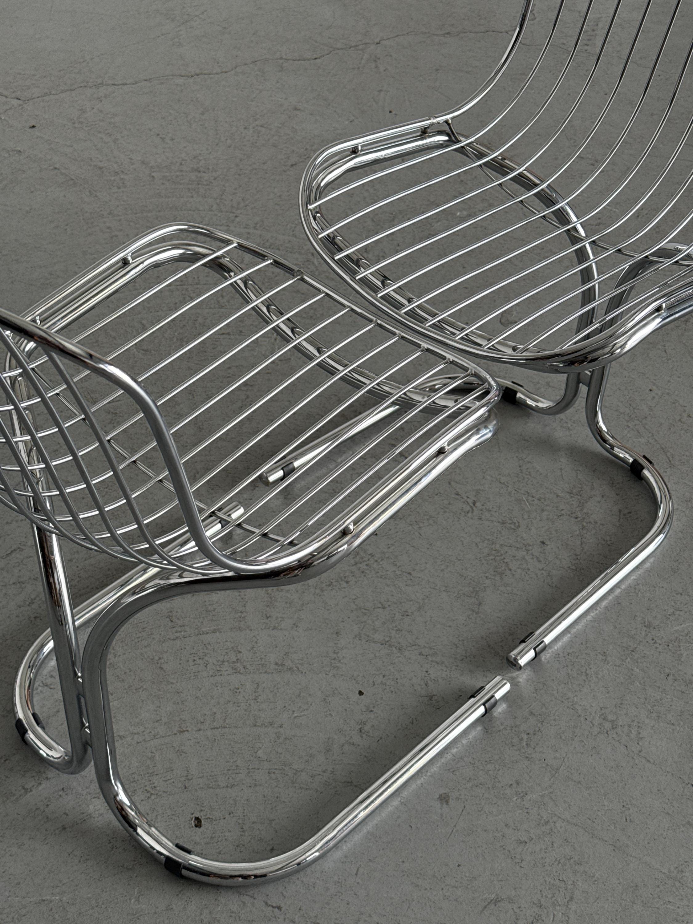 Radiofreccia Dining Chairs by Gastone Rinaldi