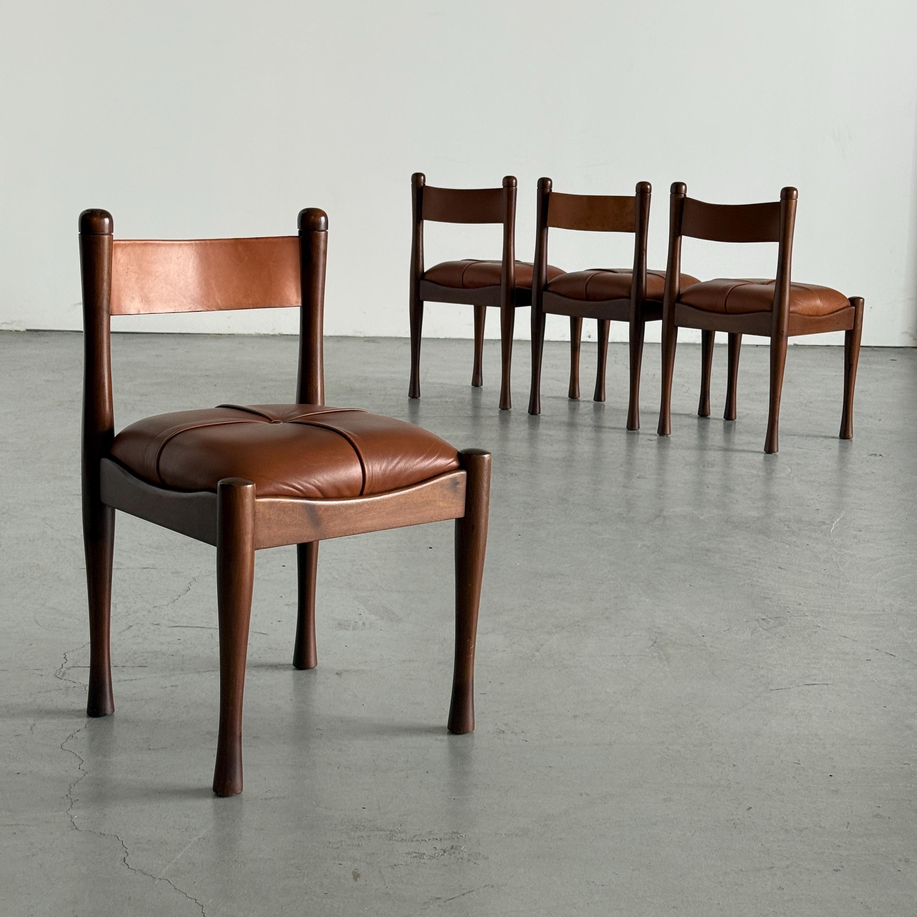 ‘Model 620’ Dining Chairs by Silvio Coppola for Bernini
