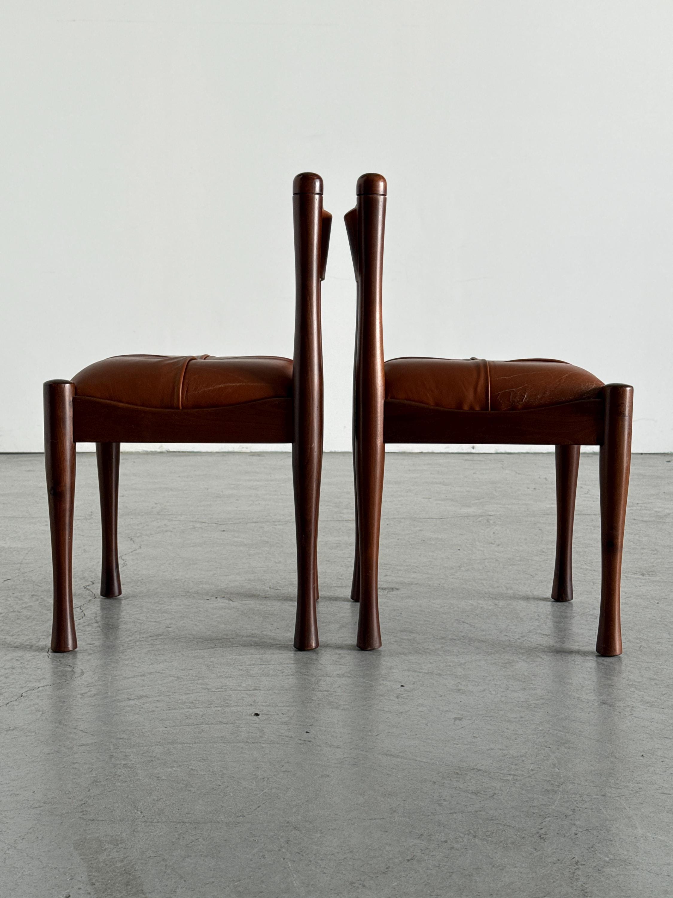 ‘Model 620’ Dining Chairs by Silvio Coppola for Bernini