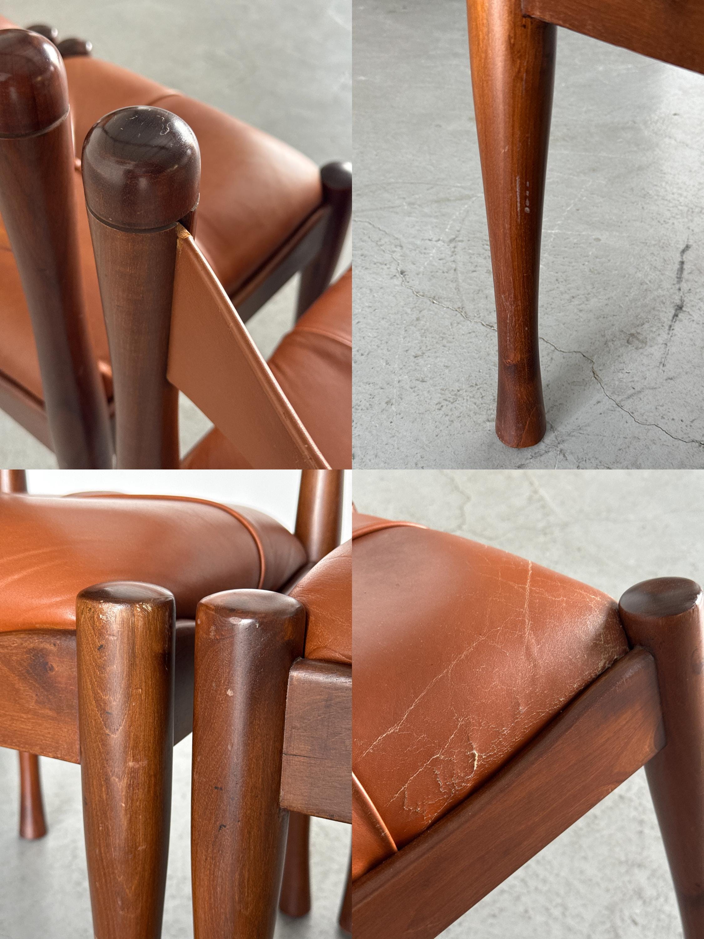 ‘Model 620’ Dining Chairs by Silvio Coppola for Bernini