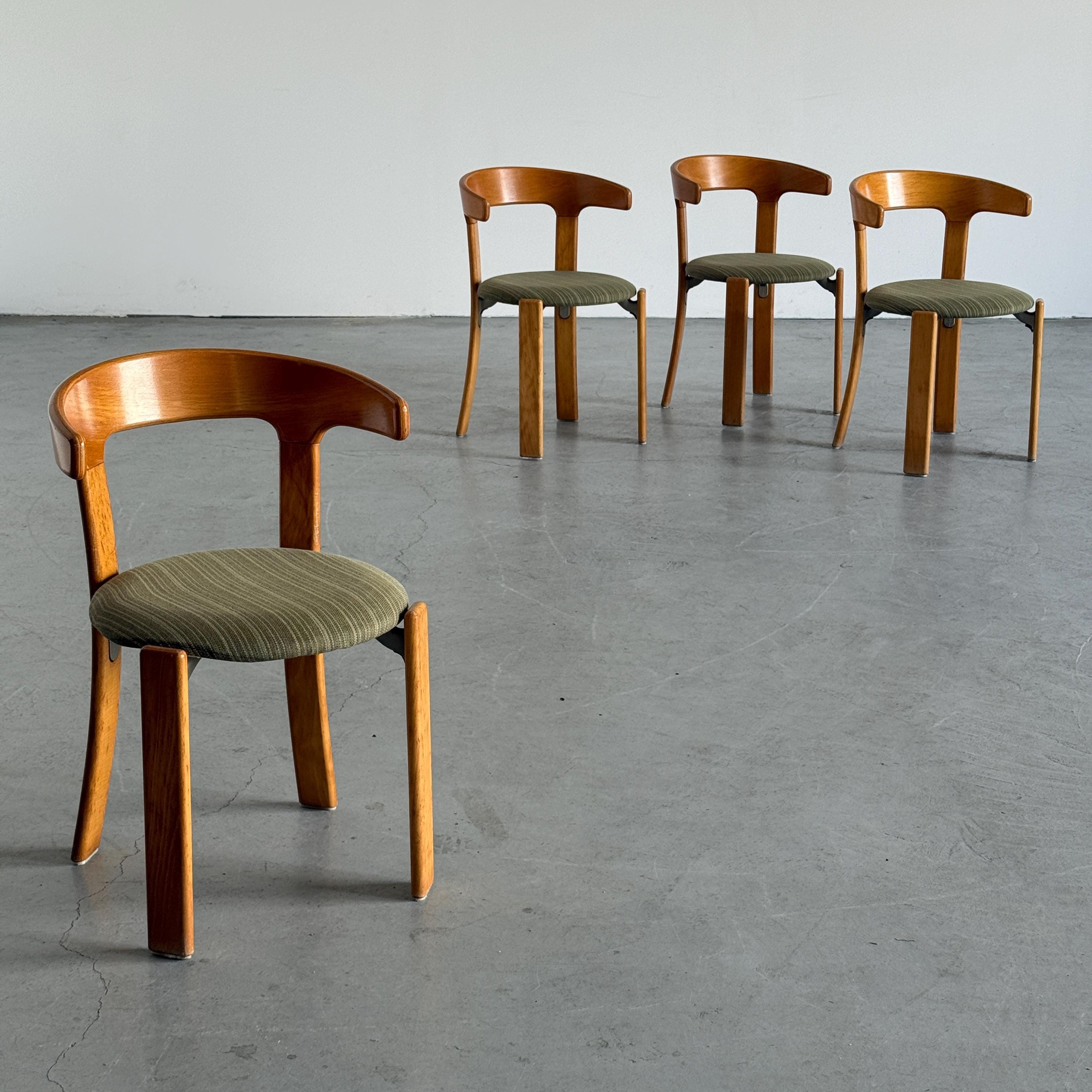 Bruno Rey 'Bull Horn' Dining Chairs for Kusch & Co