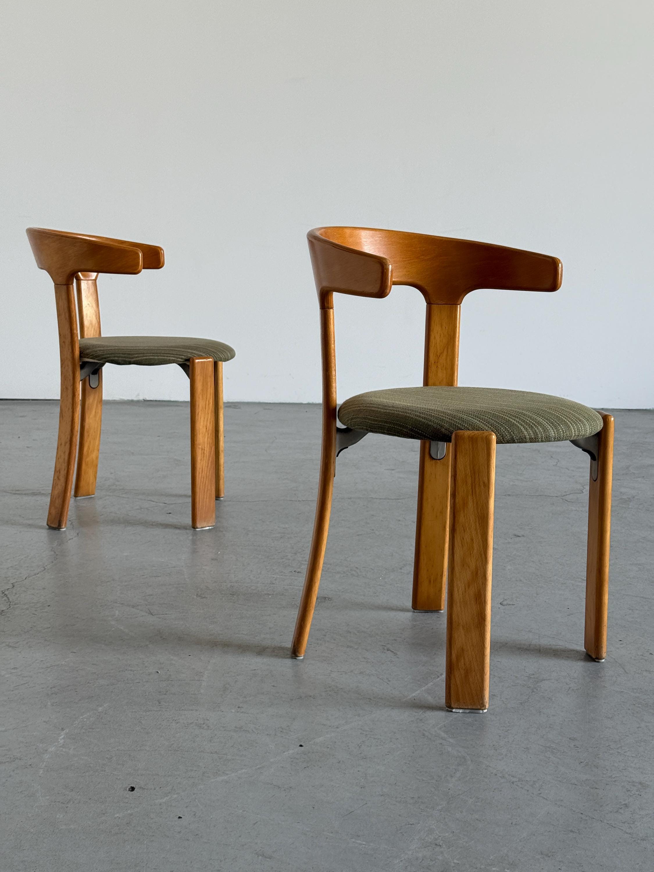 Bruno Rey 'Bull Horn' Dining Chairs for Kusch & Co