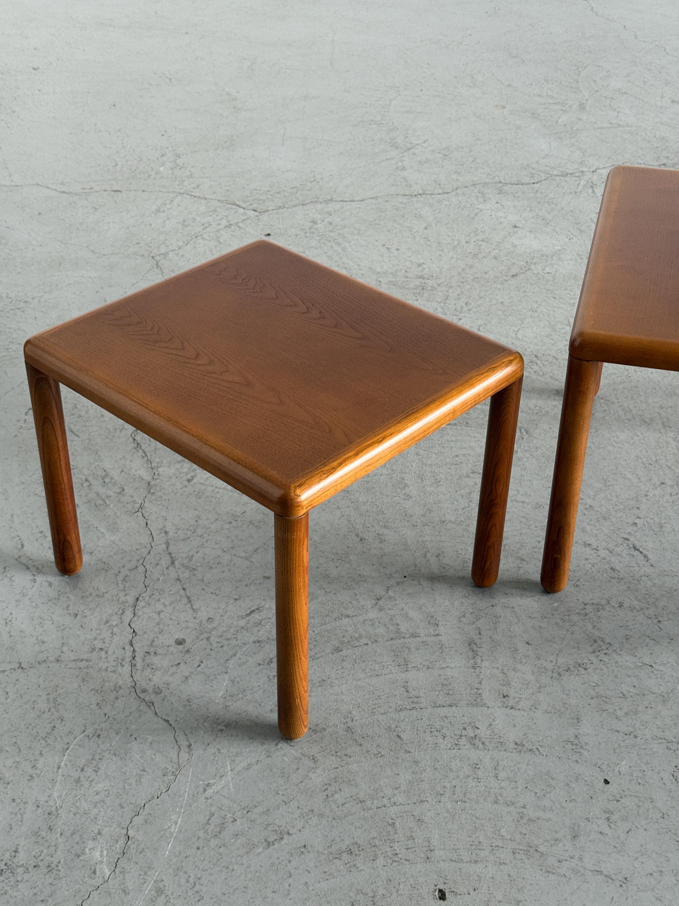 Scandinavian Teak Nesting Side Tables