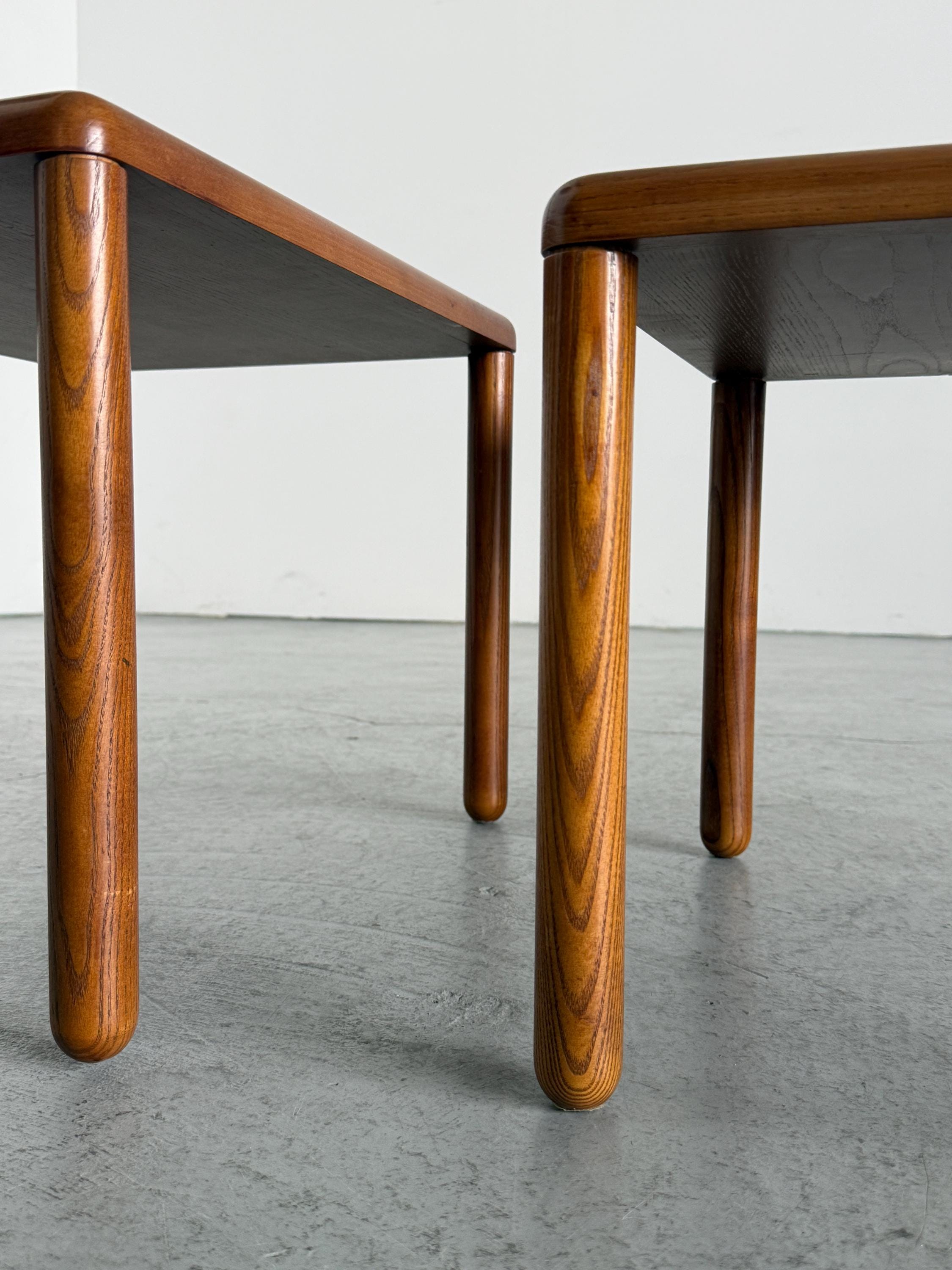 Scandinavian Teak Nesting Side Tables