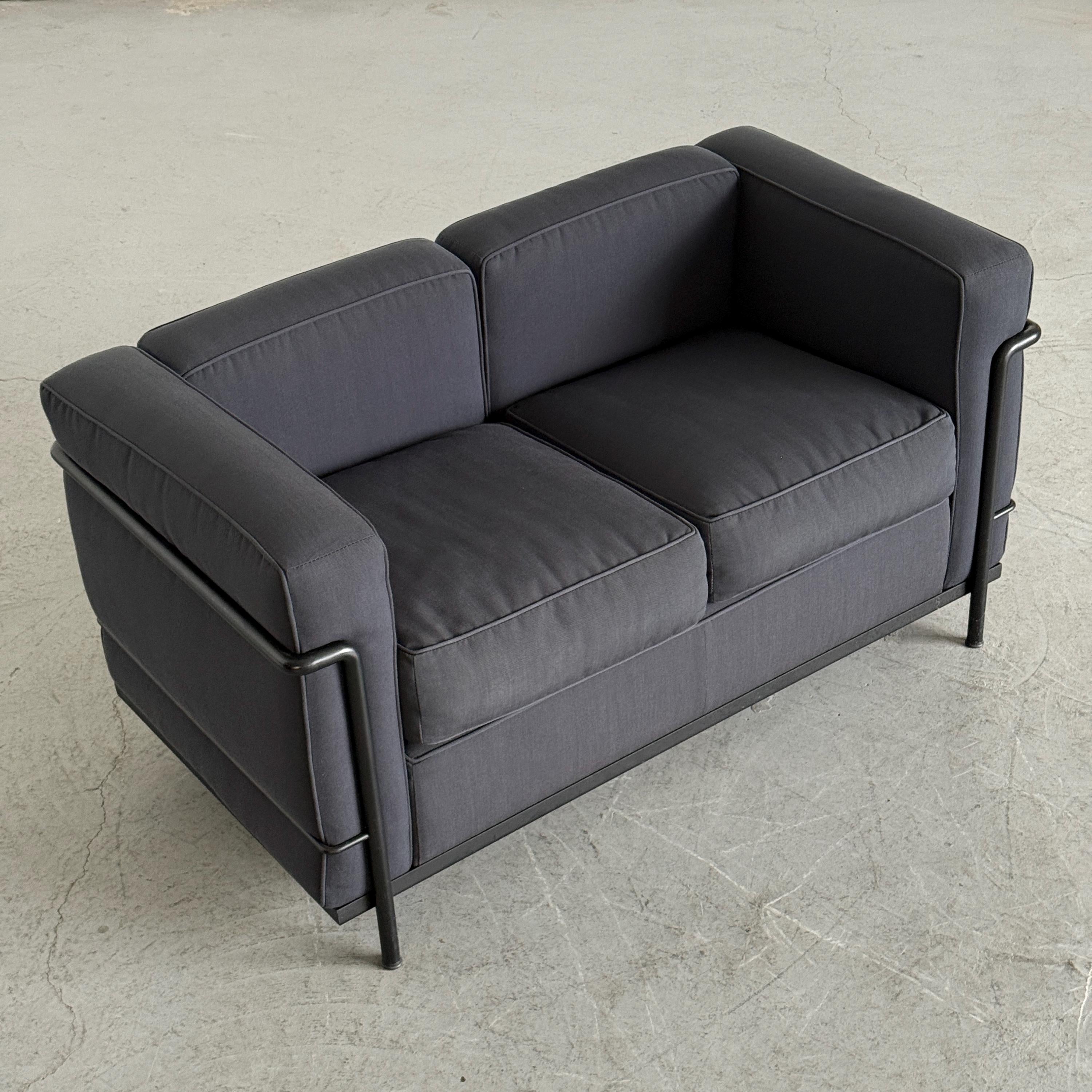 Cassina LC2 Sofa by Le Corbusier, Charlotte Perriand and Pierre Jeanneret