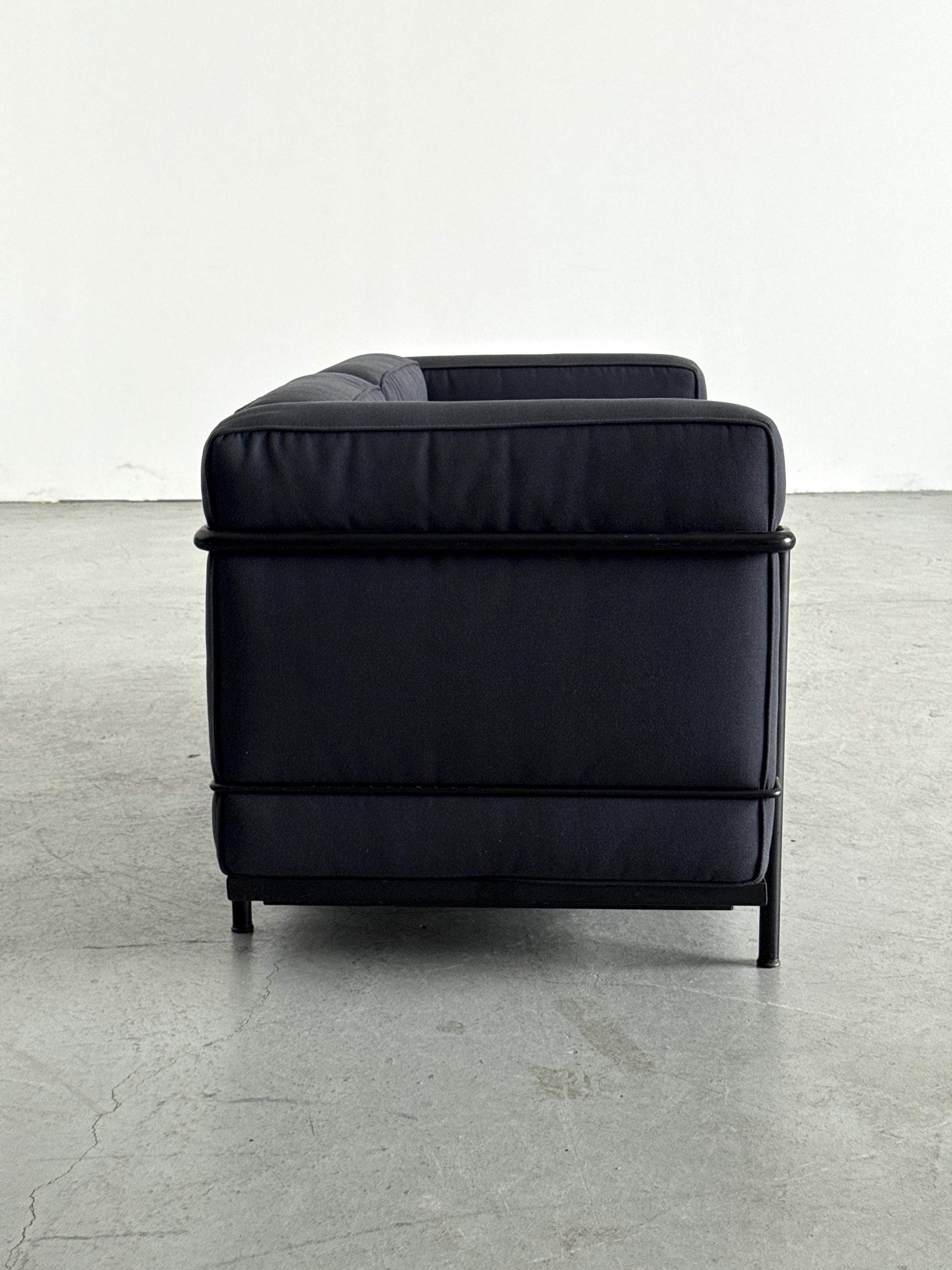 Cassina LC2 Sofa by Le Corbusier, Charlotte Perriand and Pierre Jeanneret