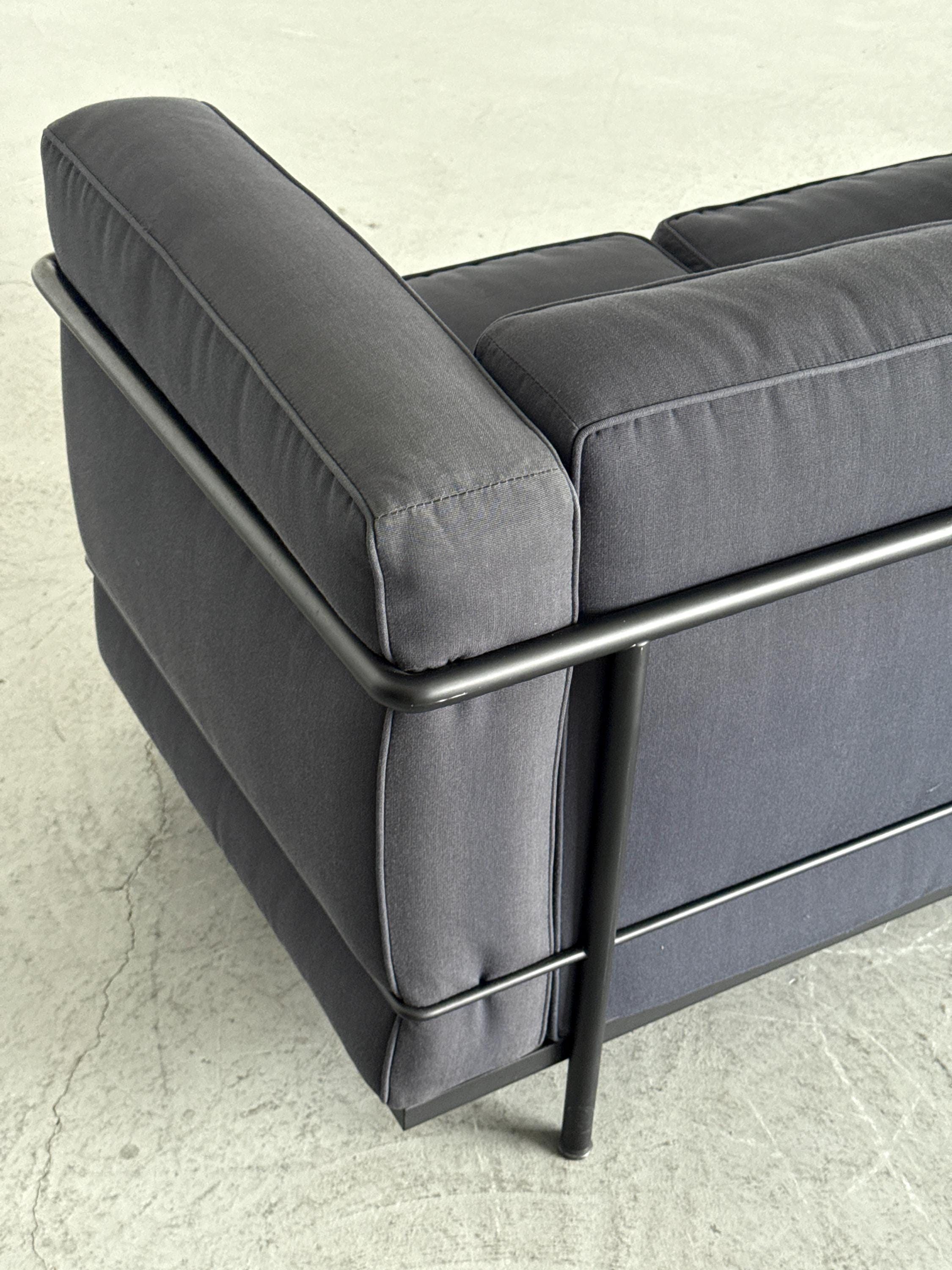 Cassina LC2 Sofa by Le Corbusier, Charlotte Perriand and Pierre Jeanneret