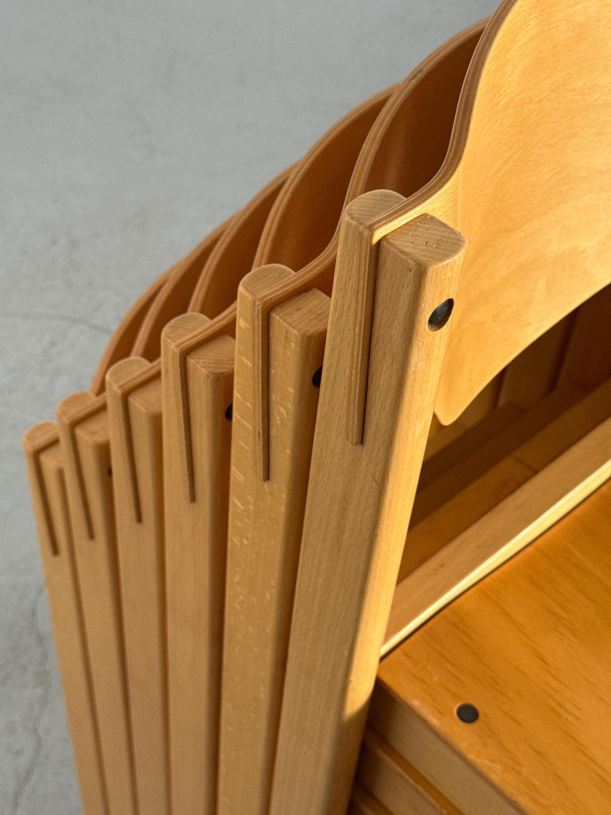 Wooden Dining Chairs or Visitor Chairs by Kusch + Co