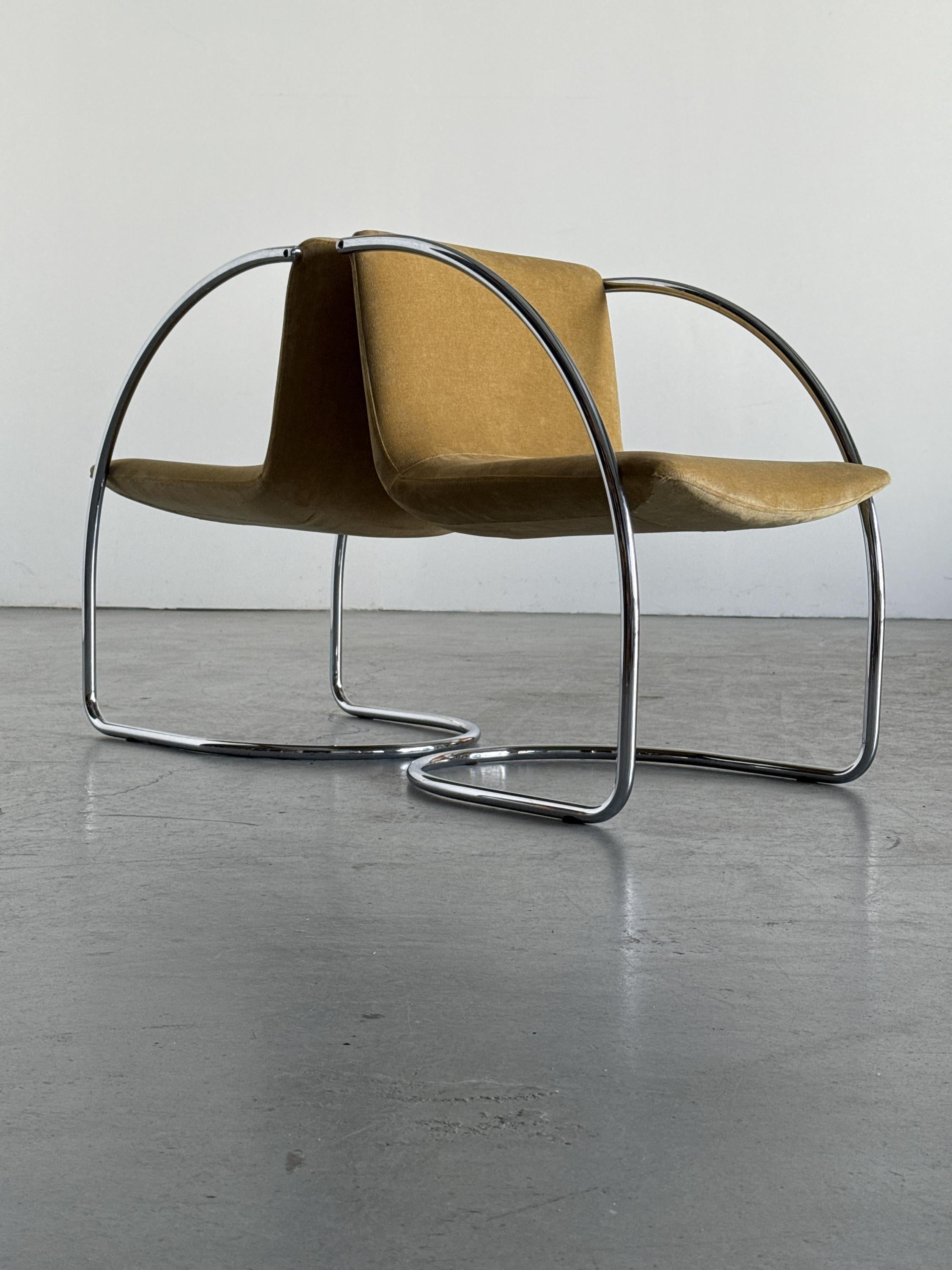 Lens Dining Chairs by Giovanni Offredi for Saporiti