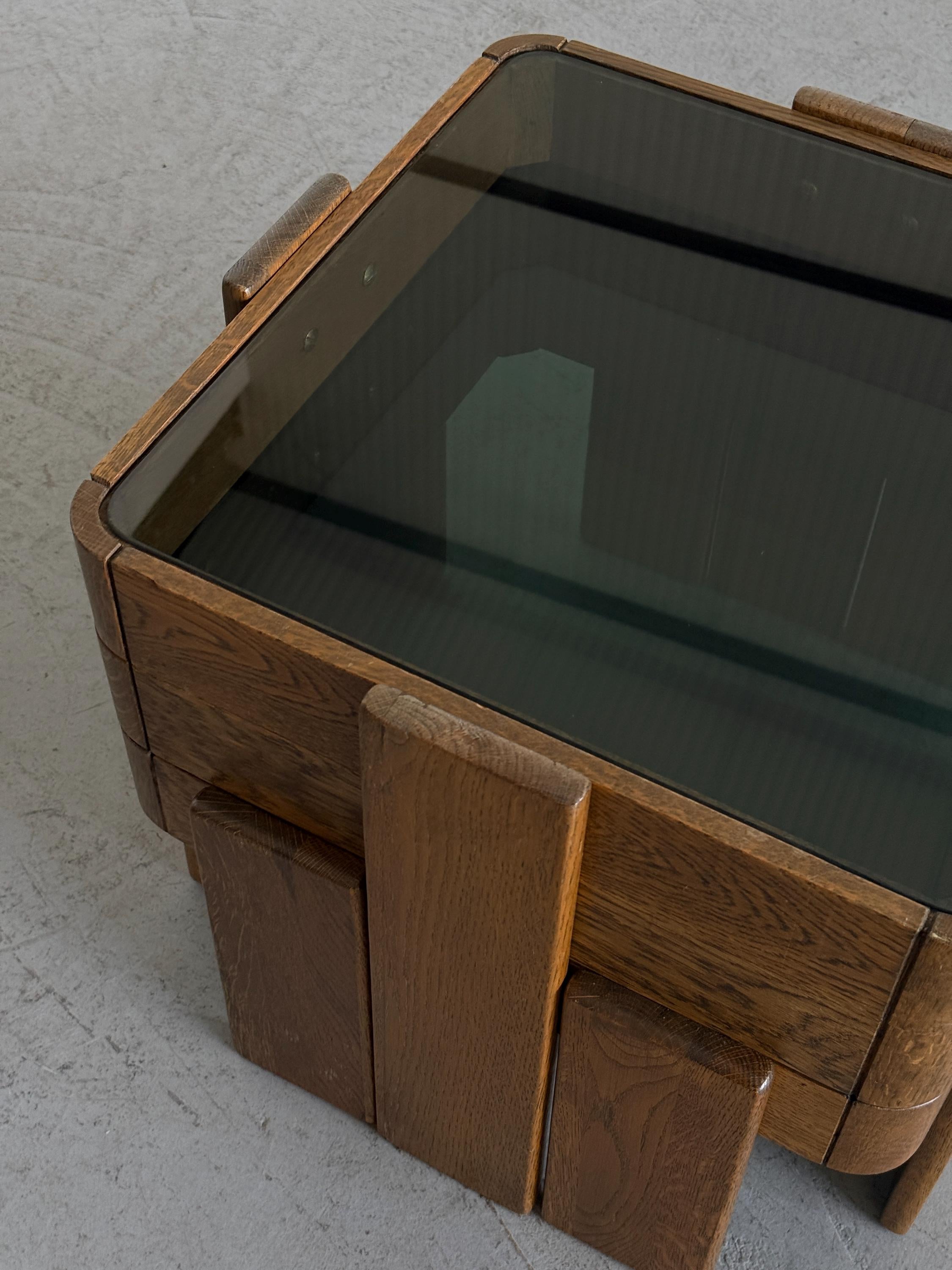Nesting Tables by Gianfranco Frattini for Meblo
