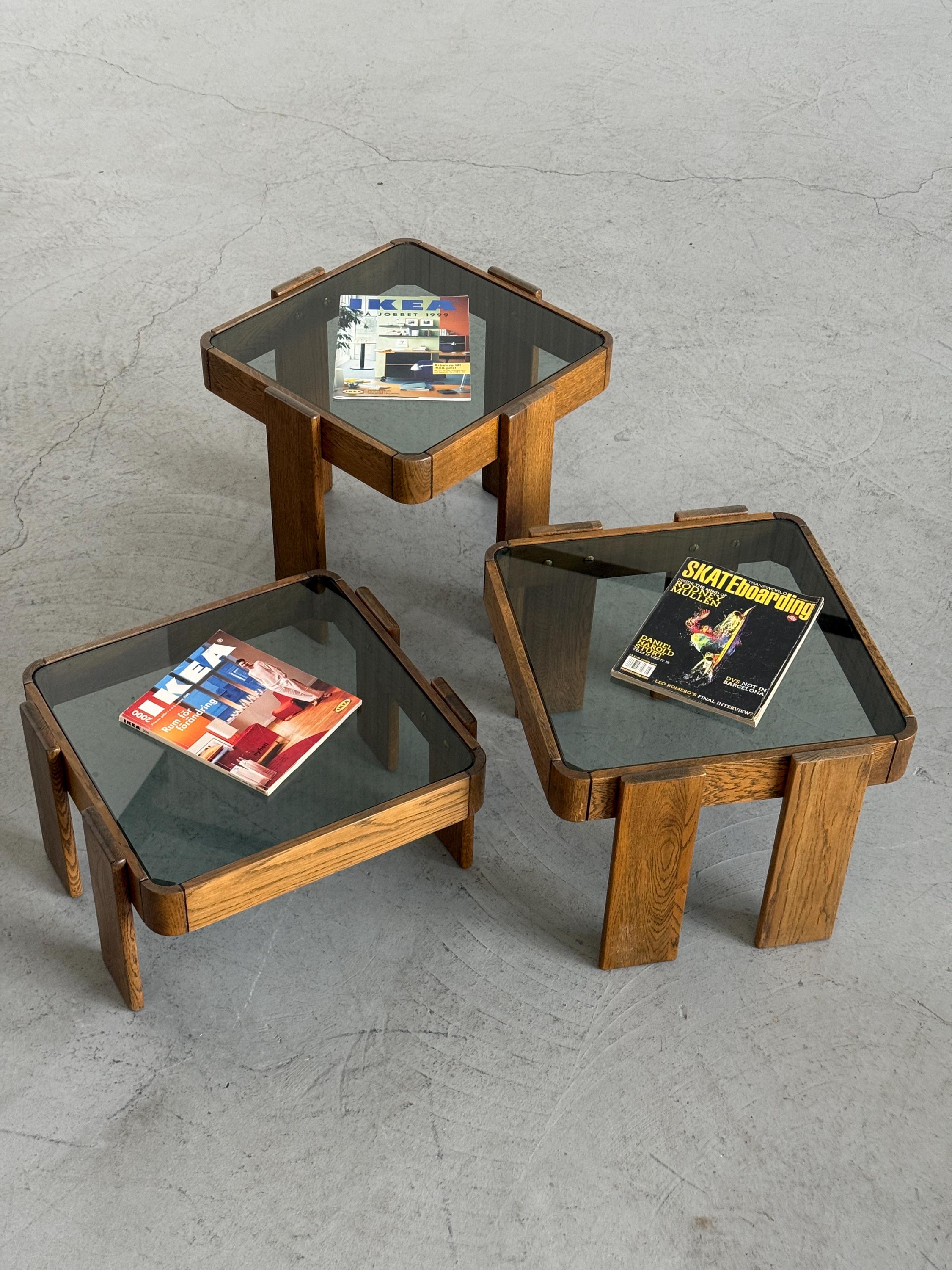 Nesting Tables by Gianfranco Frattini for Meblo