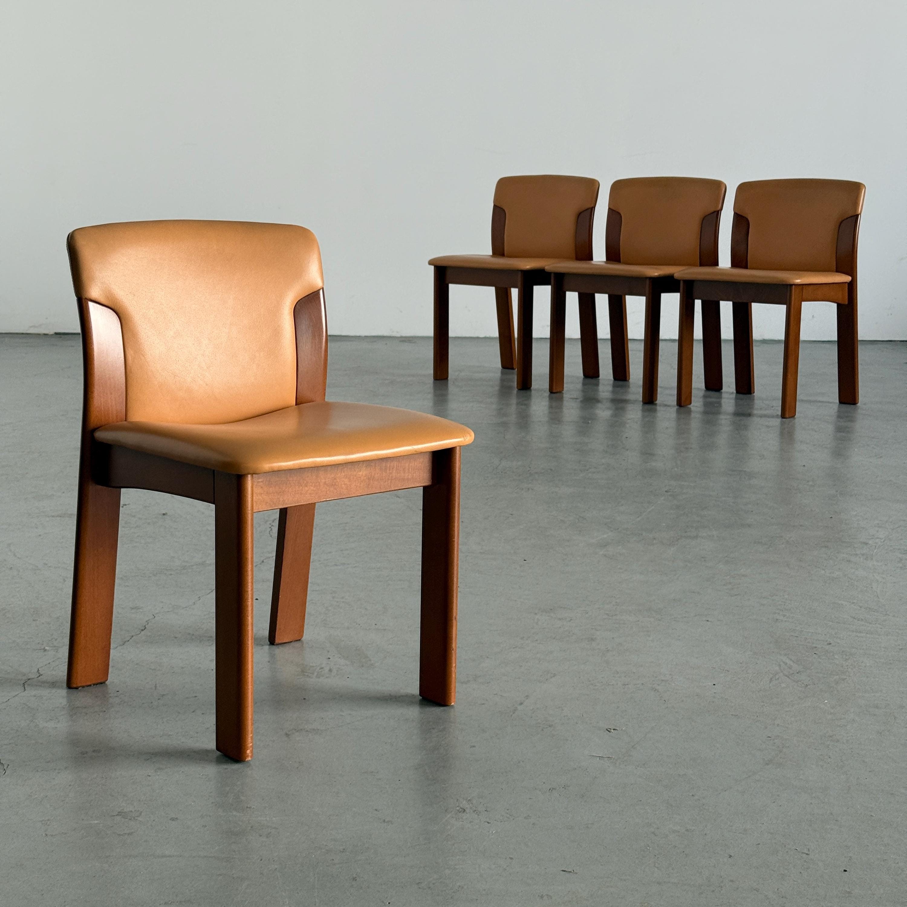 Dining Chairs in Style of Silvio Coppola