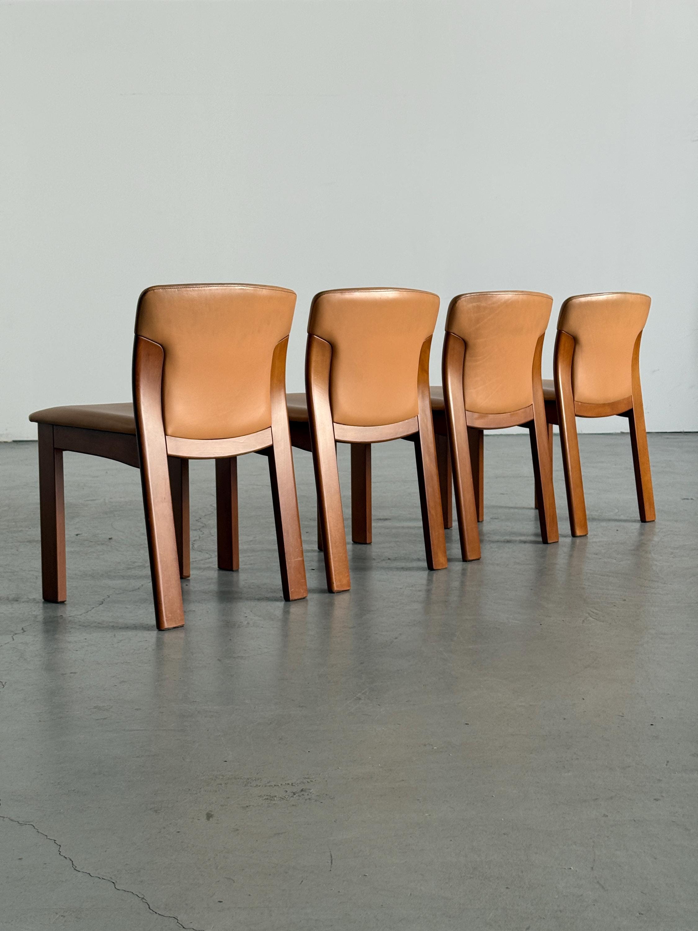 Dining Chairs in Style of Silvio Coppola
