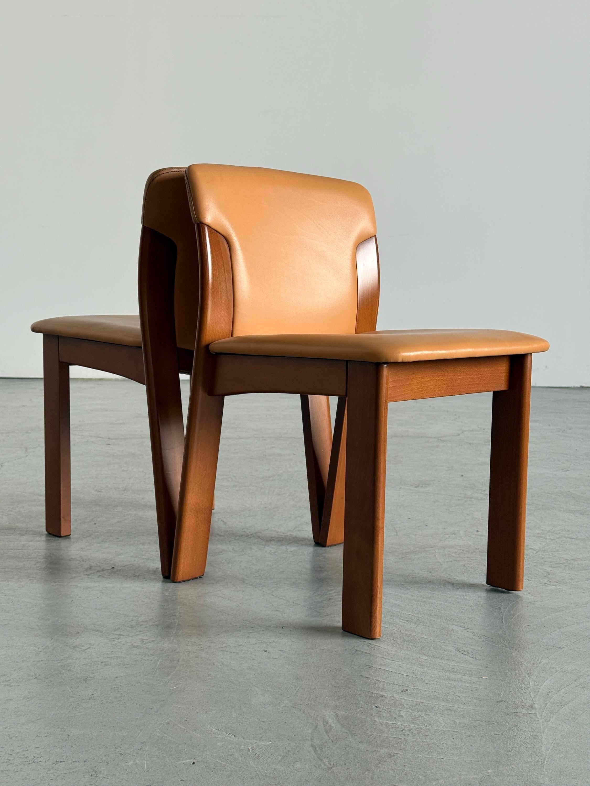 Dining Chairs in Style of Silvio Coppola