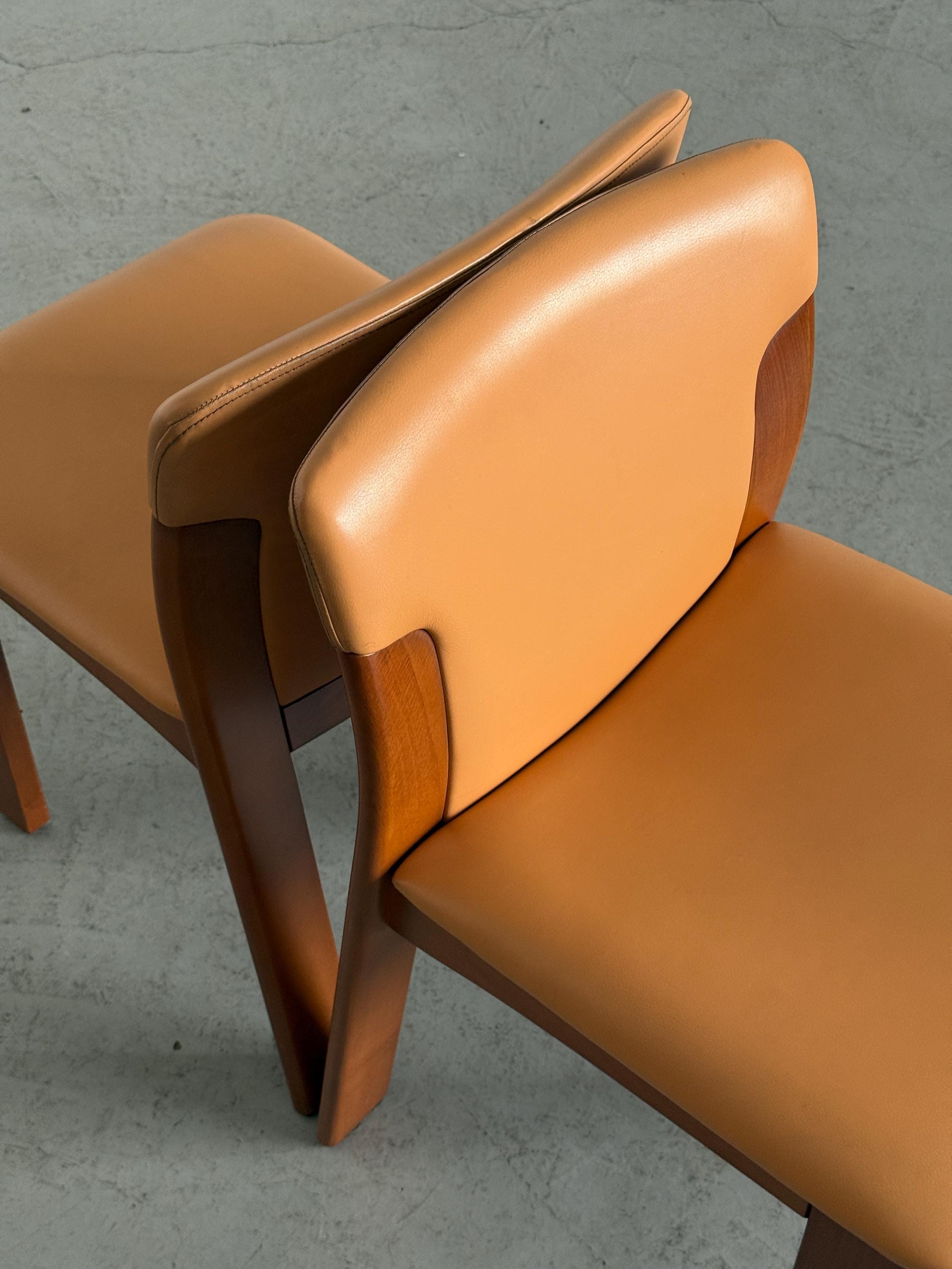 Dining Chairs in Style of Silvio Coppola