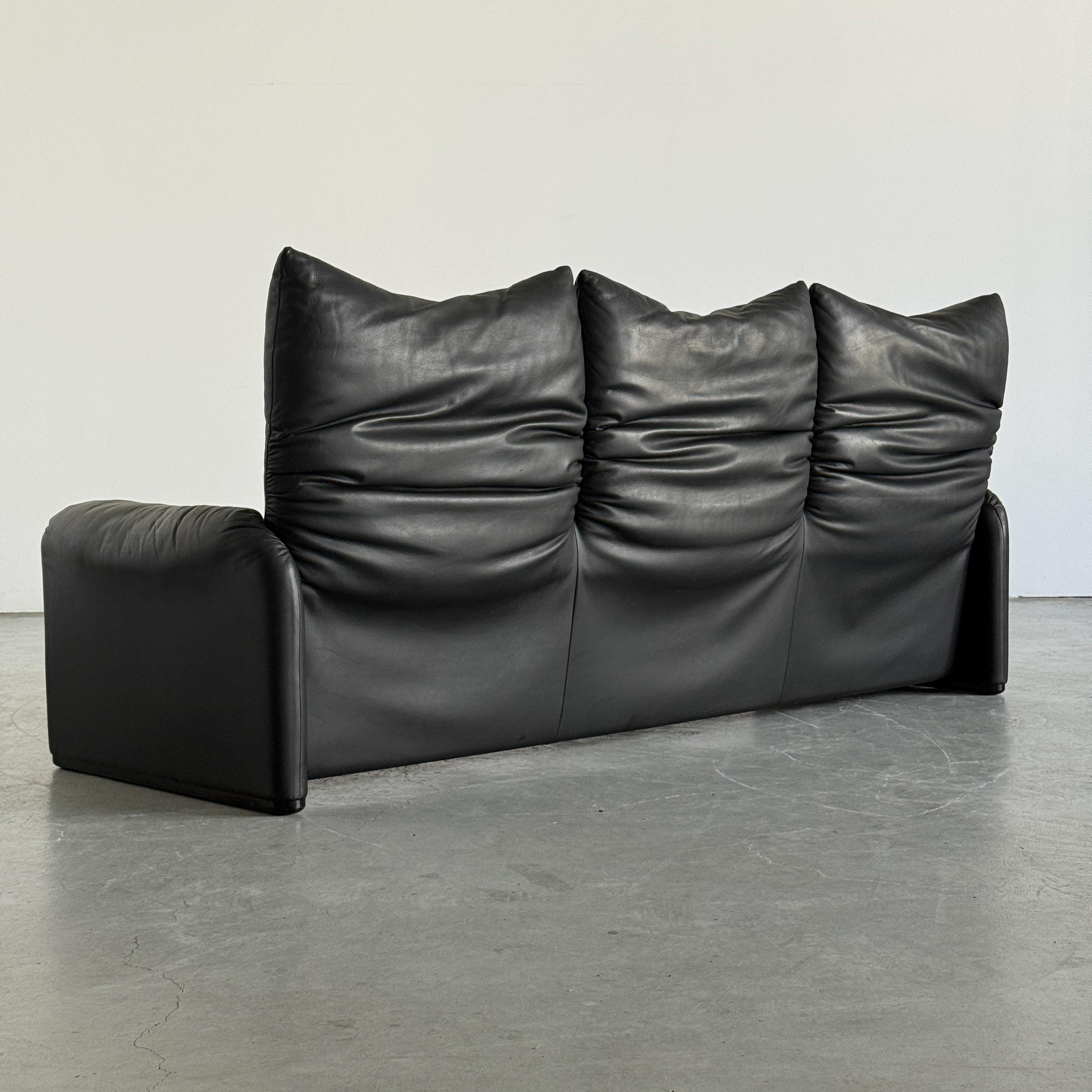 'Maralunga' Three-Seater Sofa by Vico Magistretti for Cassina