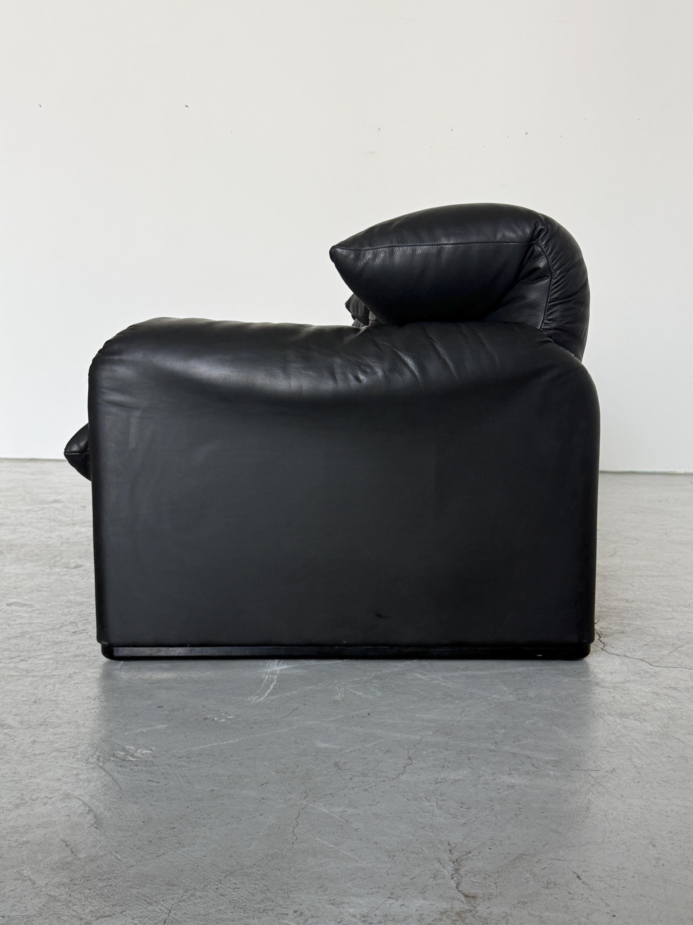 'Maralunga' Three-Seater Sofa by Vico Magistretti for Cassina