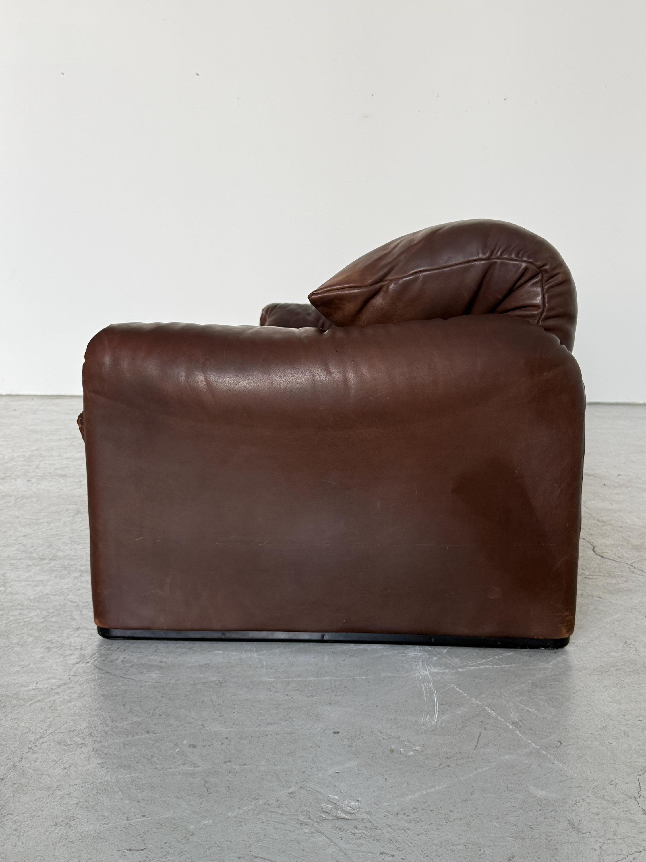 'Maralunga' Three-Seater Sofa by Vico Magistretti for Cassina