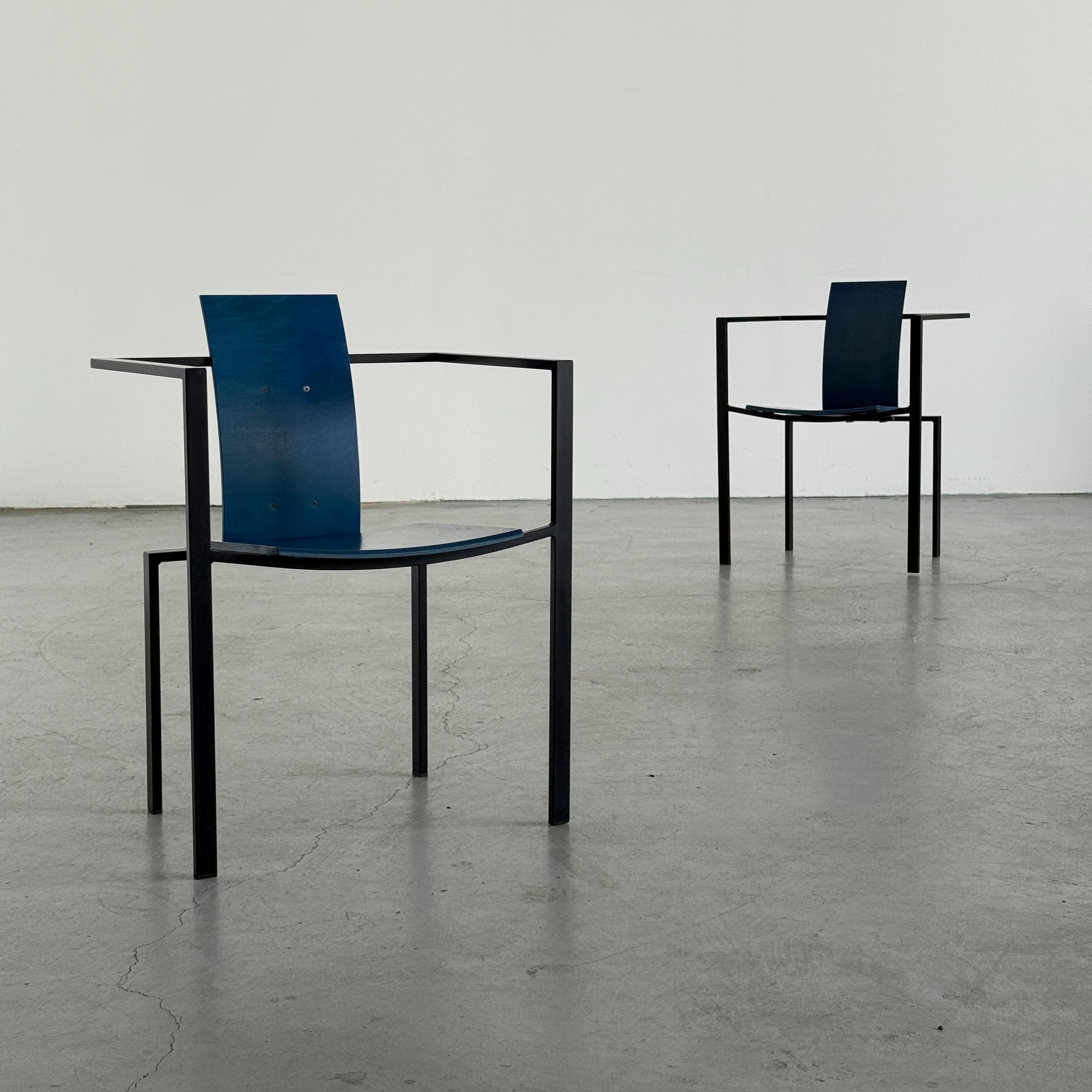 Geometrical Chairs by Karl Friedrich Förster for KFF