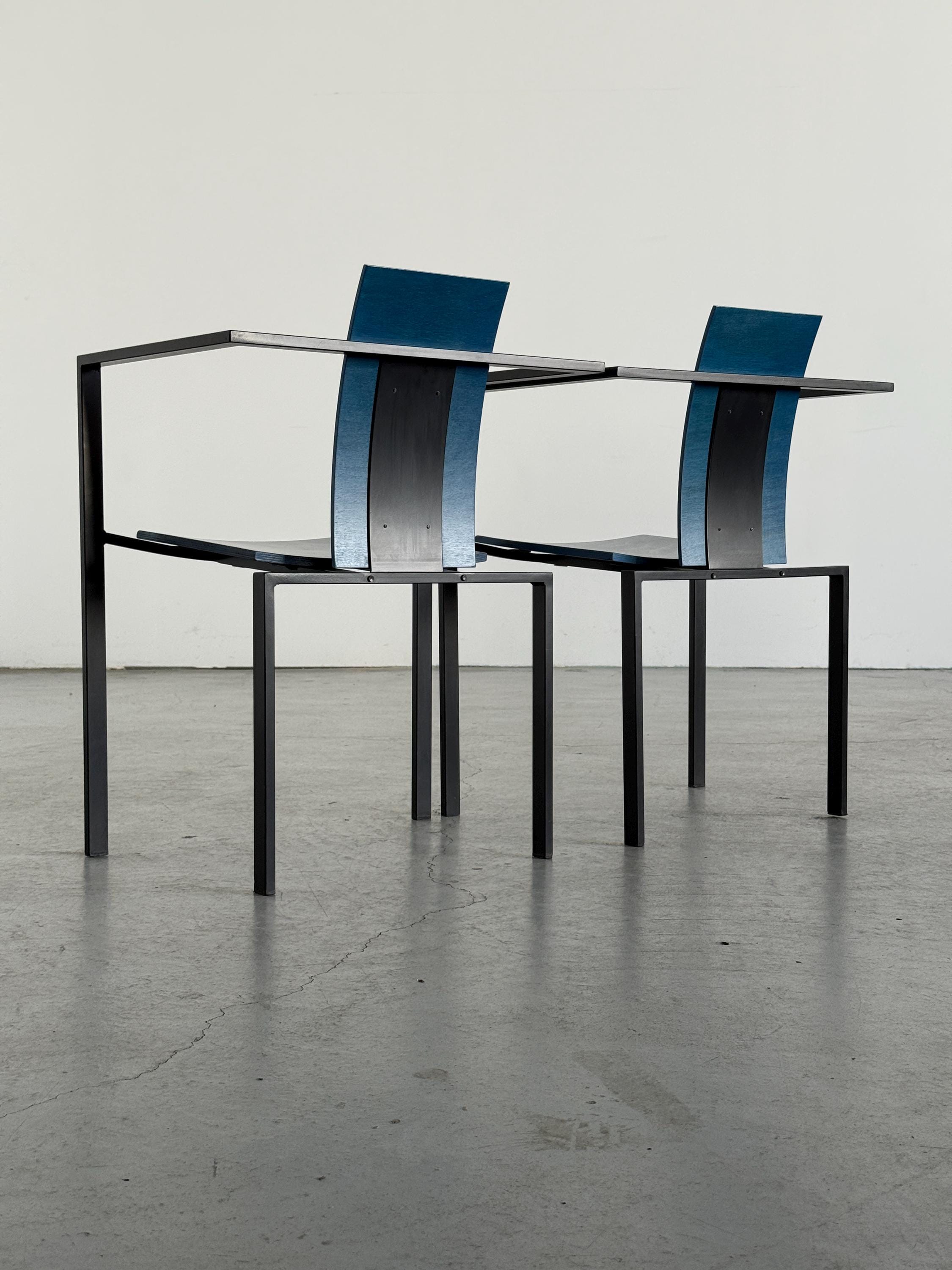 Geometrical Chairs by Karl Friedrich Förster for KFF