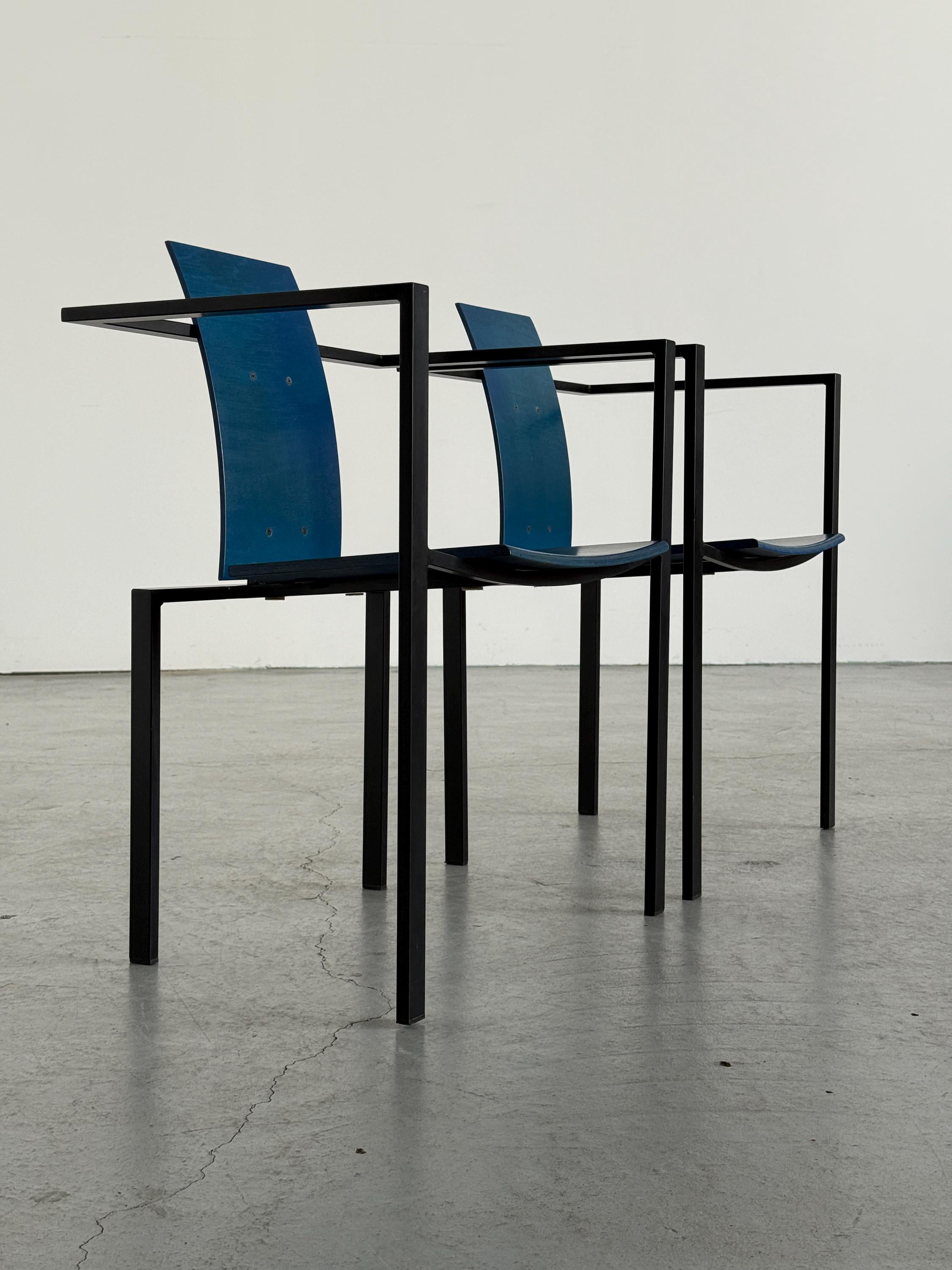Geometrical Chairs by Karl Friedrich Förster for KFF