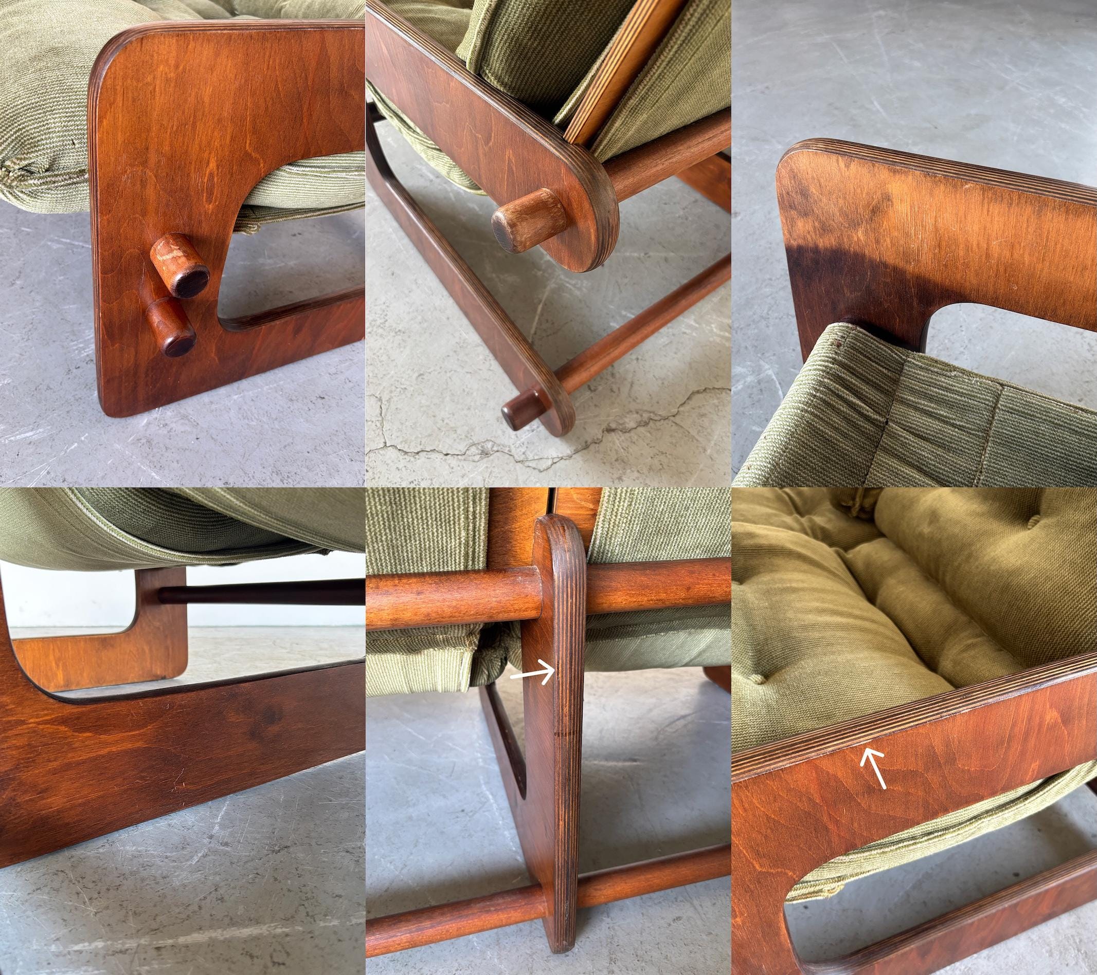 Sling Sofa in style of Lou Hodges