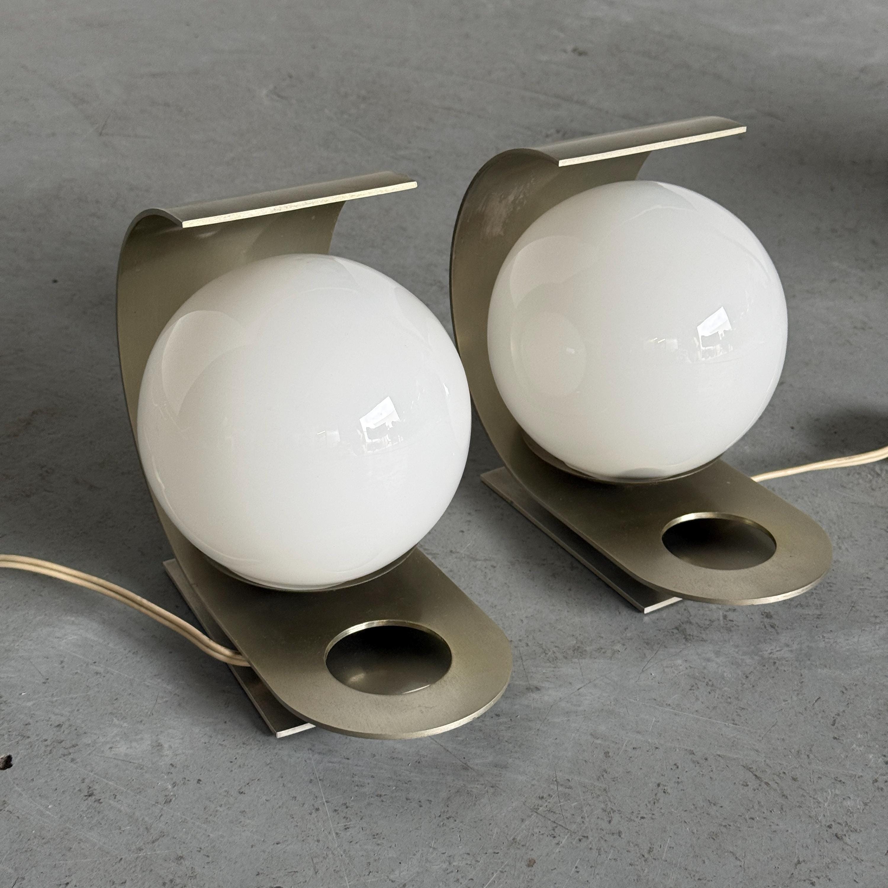 Mela Table Lamps by Pia Guidetti Crippa for Lumi