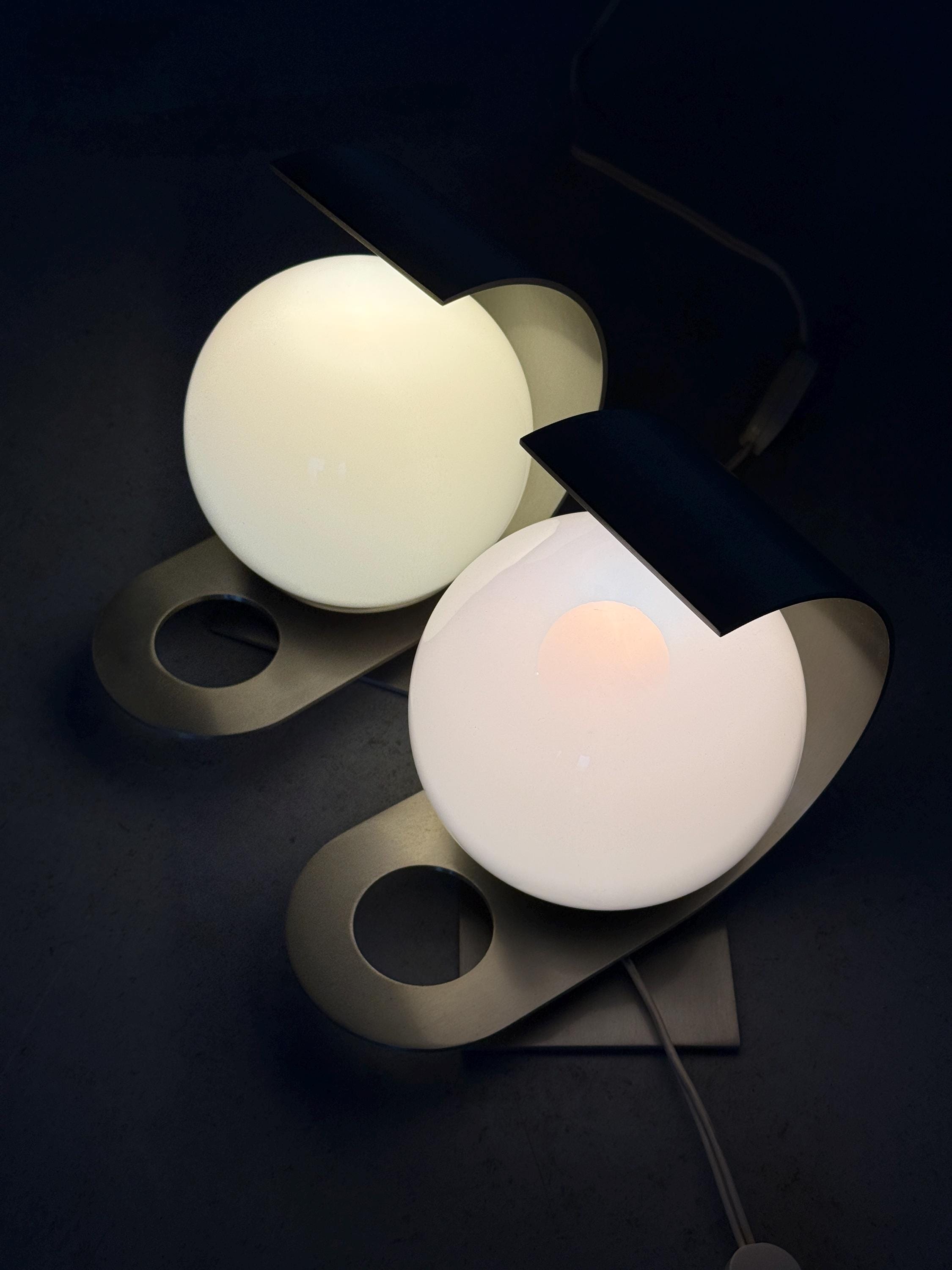 Mela Table Lamps by Pia Guidetti Crippa for Lumi