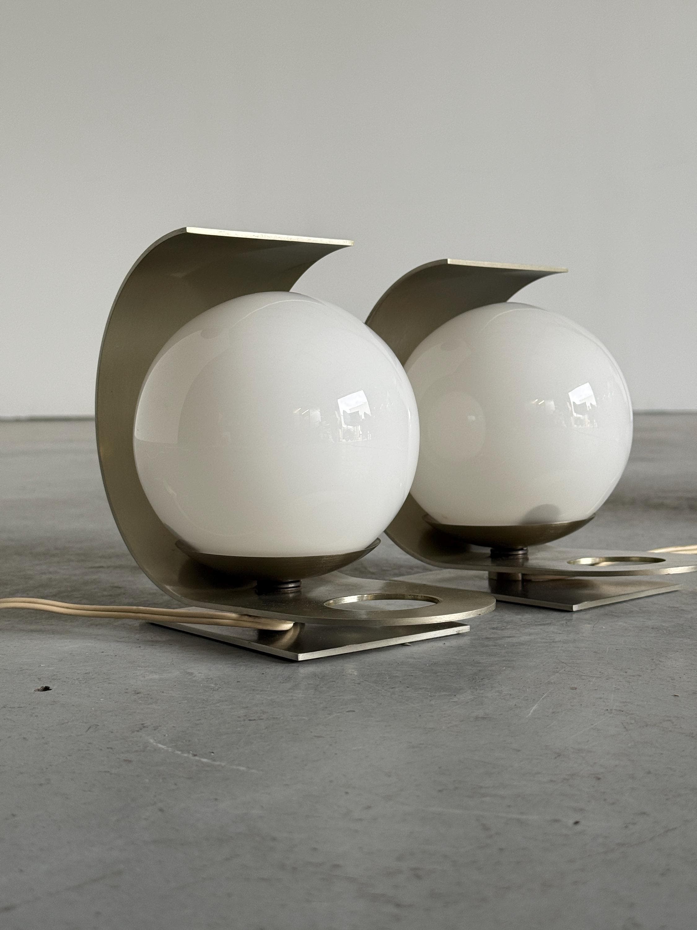 Mela Table Lamps by Pia Guidetti Crippa for Lumi