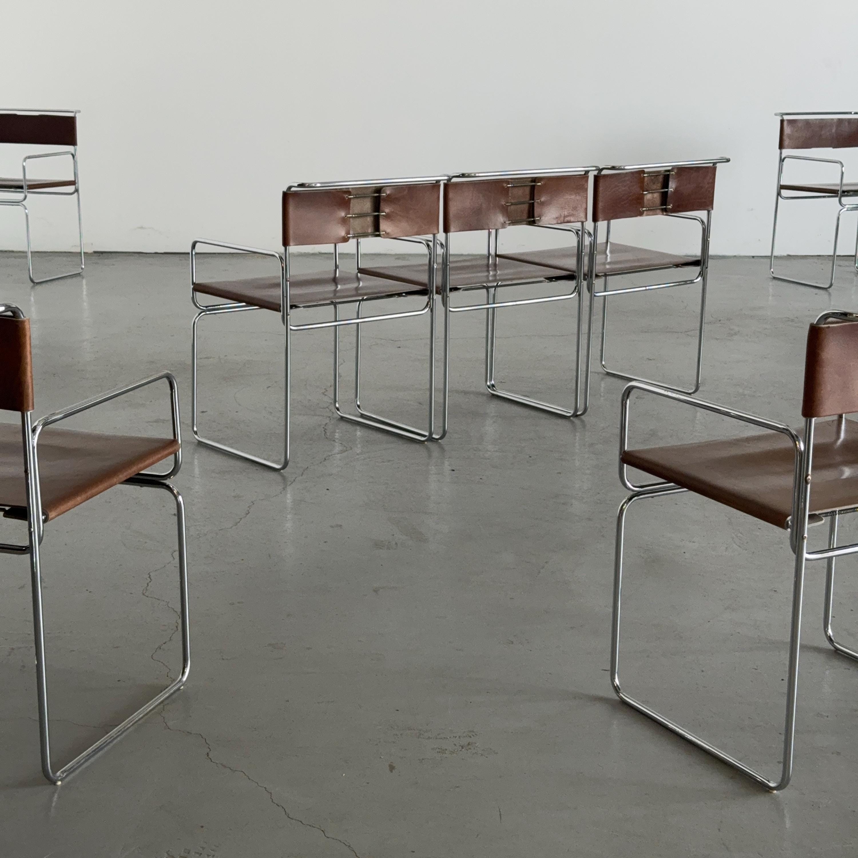 Vintage 'Libellula' Armchairs by Giovanni Carini for Planula