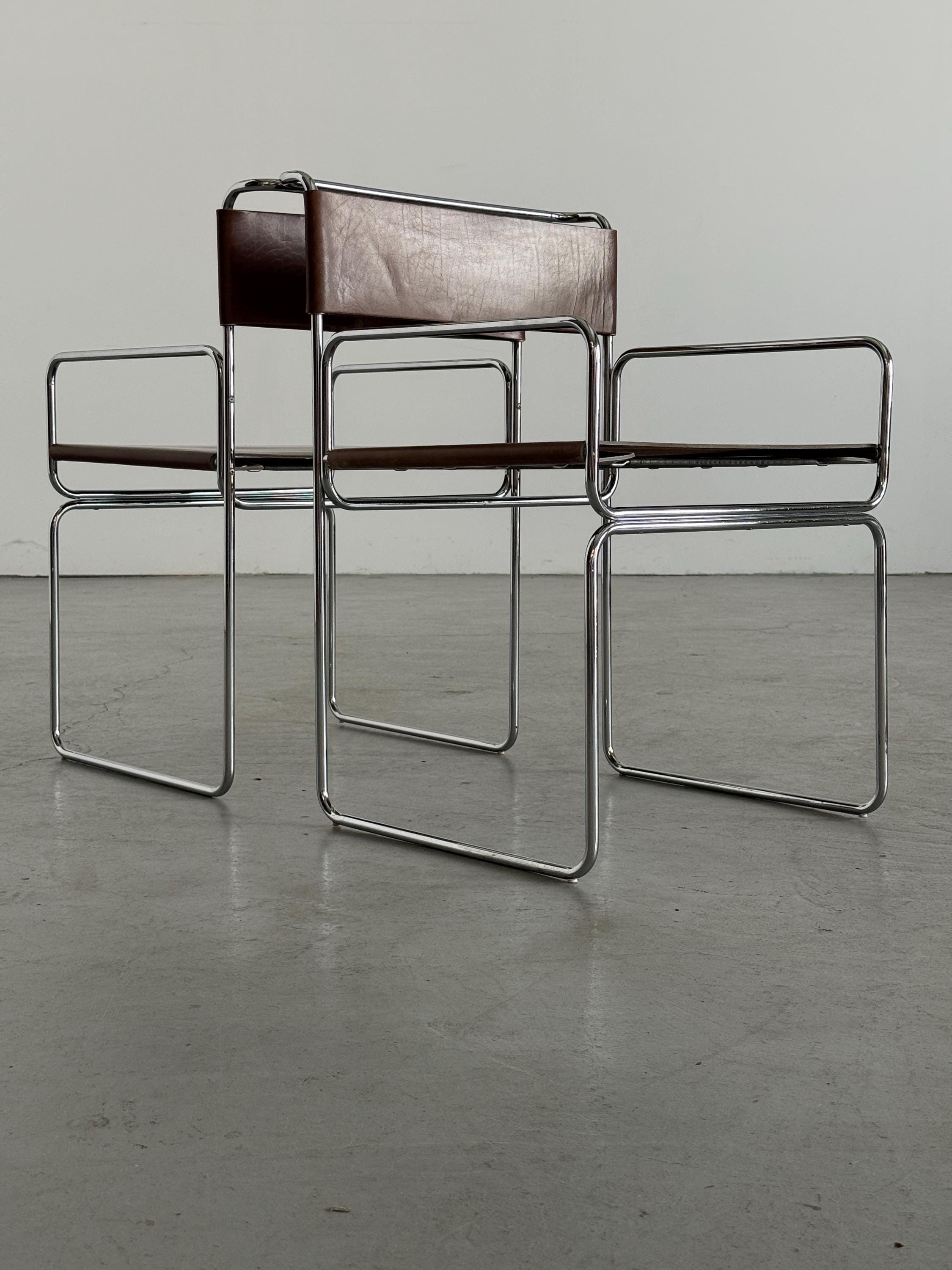Vintage 'Libellula' Armchairs by Giovanni Carini for Planula