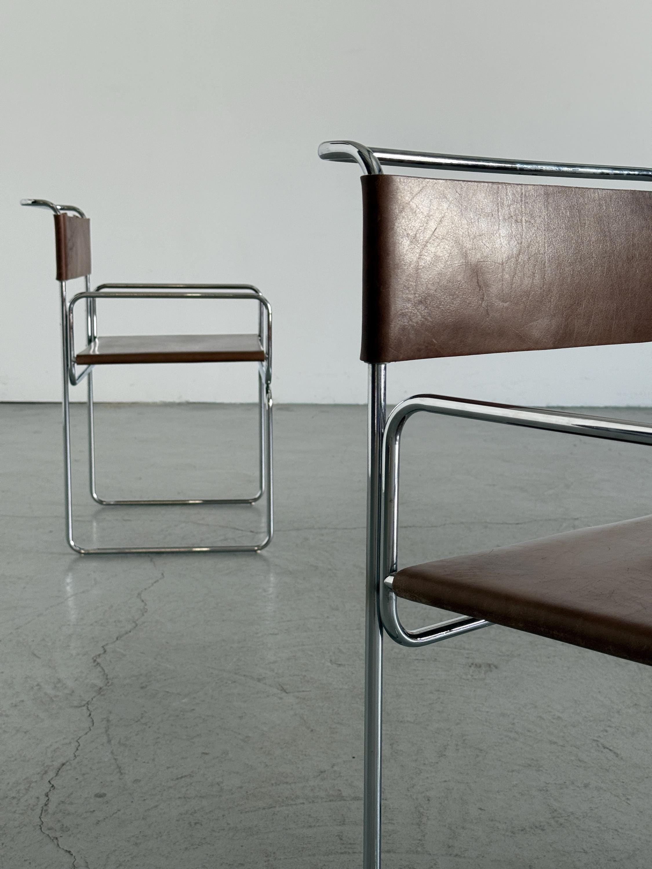 Vintage 'Libellula' Armchairs by Giovanni Carini for Planula
