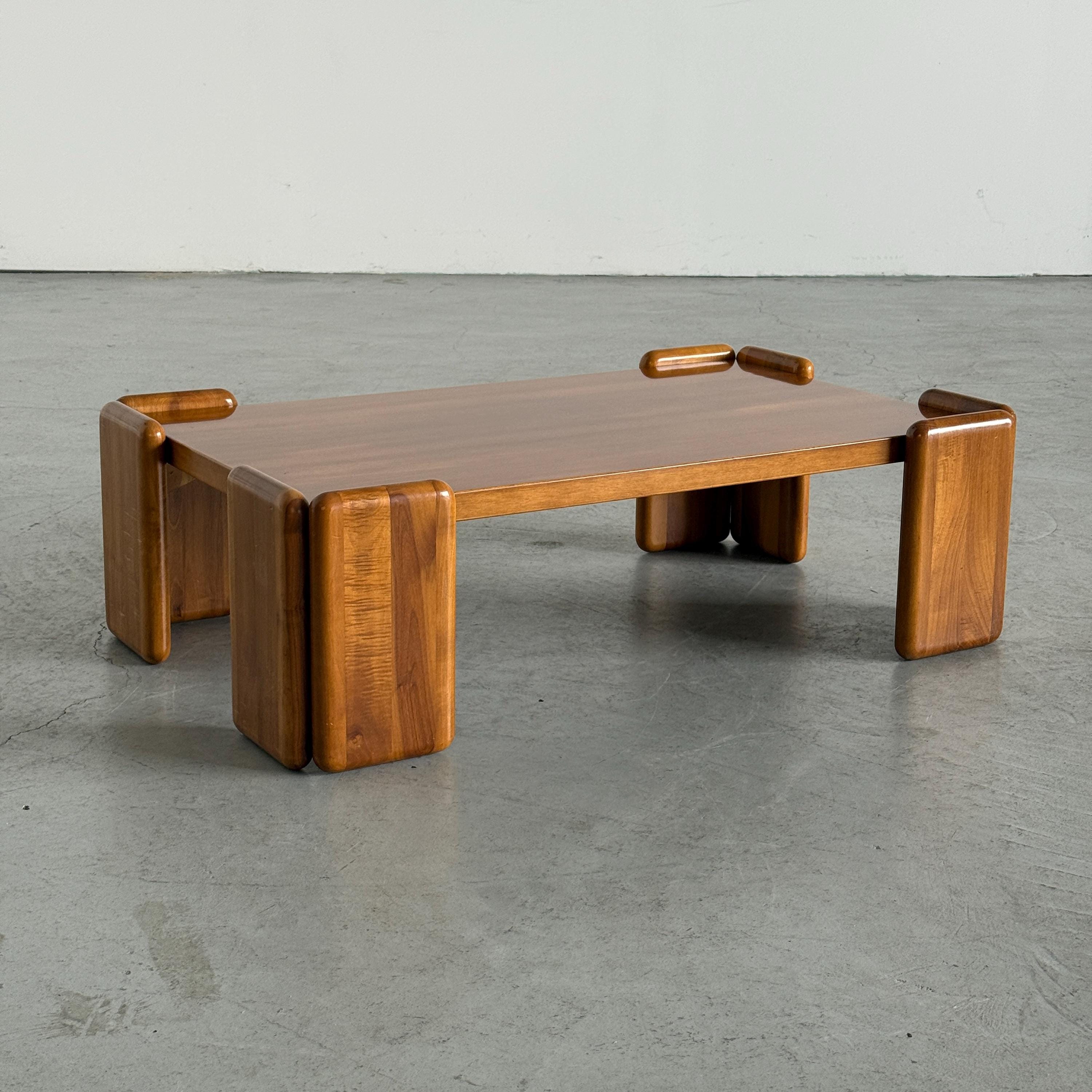 Sapporo Walnut Coffee Table by Mario Marenco for Mobilgirgi