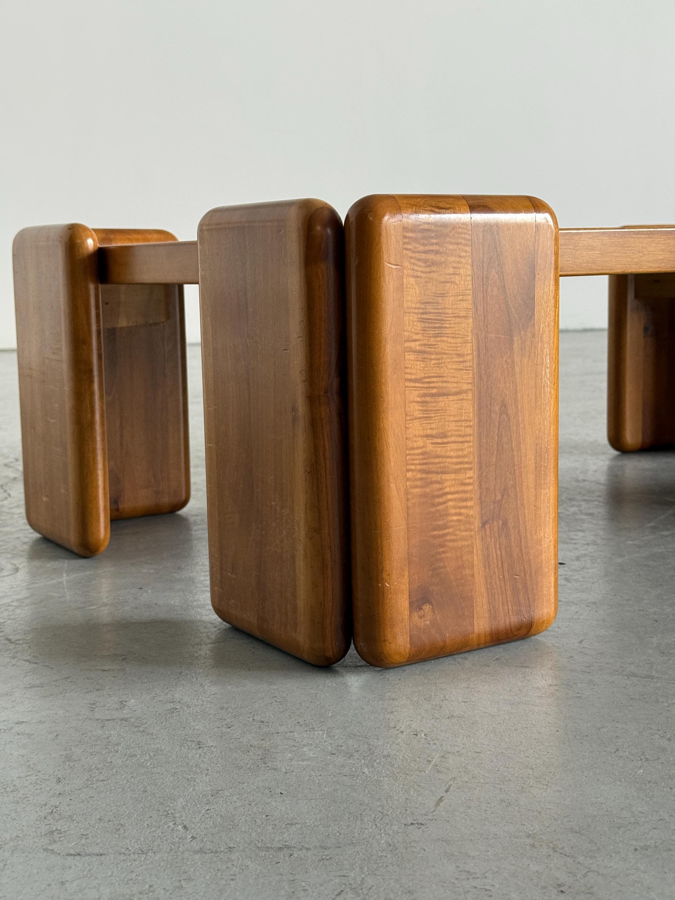 Sapporo Walnut Coffee Table by Mario Marenco for Mobilgirgi