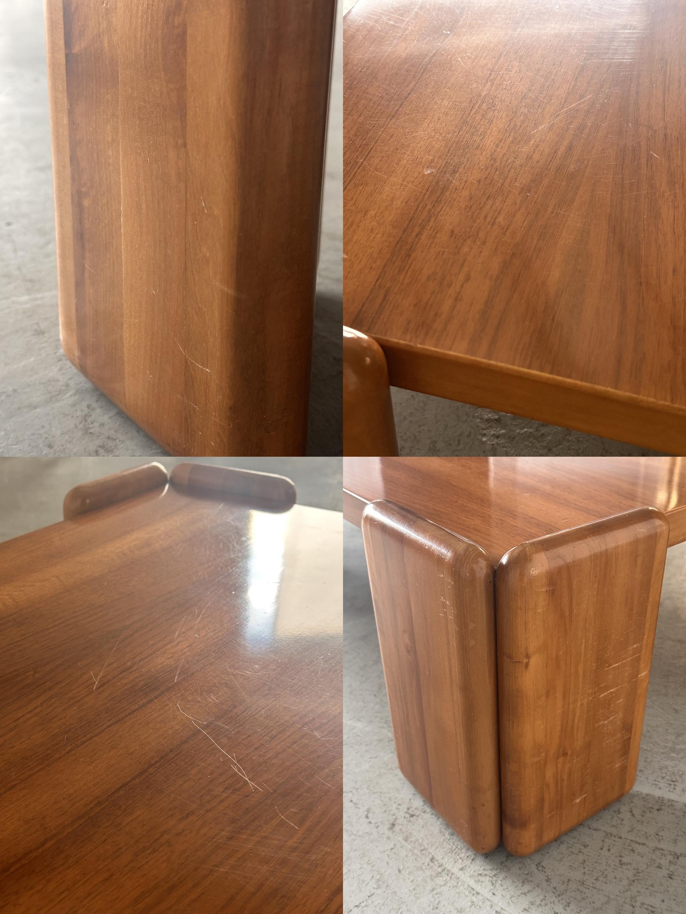 Sapporo Walnut Coffee Table by Mario Marenco for Mobilgirgi