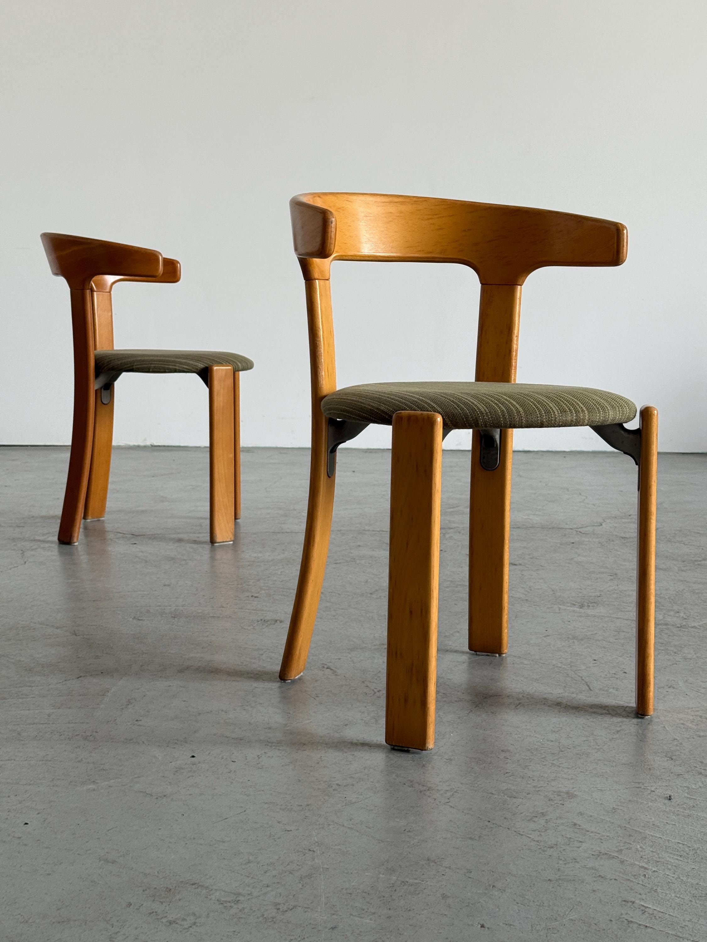 Bruno Rey 'Bull Horn' Dining Chairs for Kusch & Co