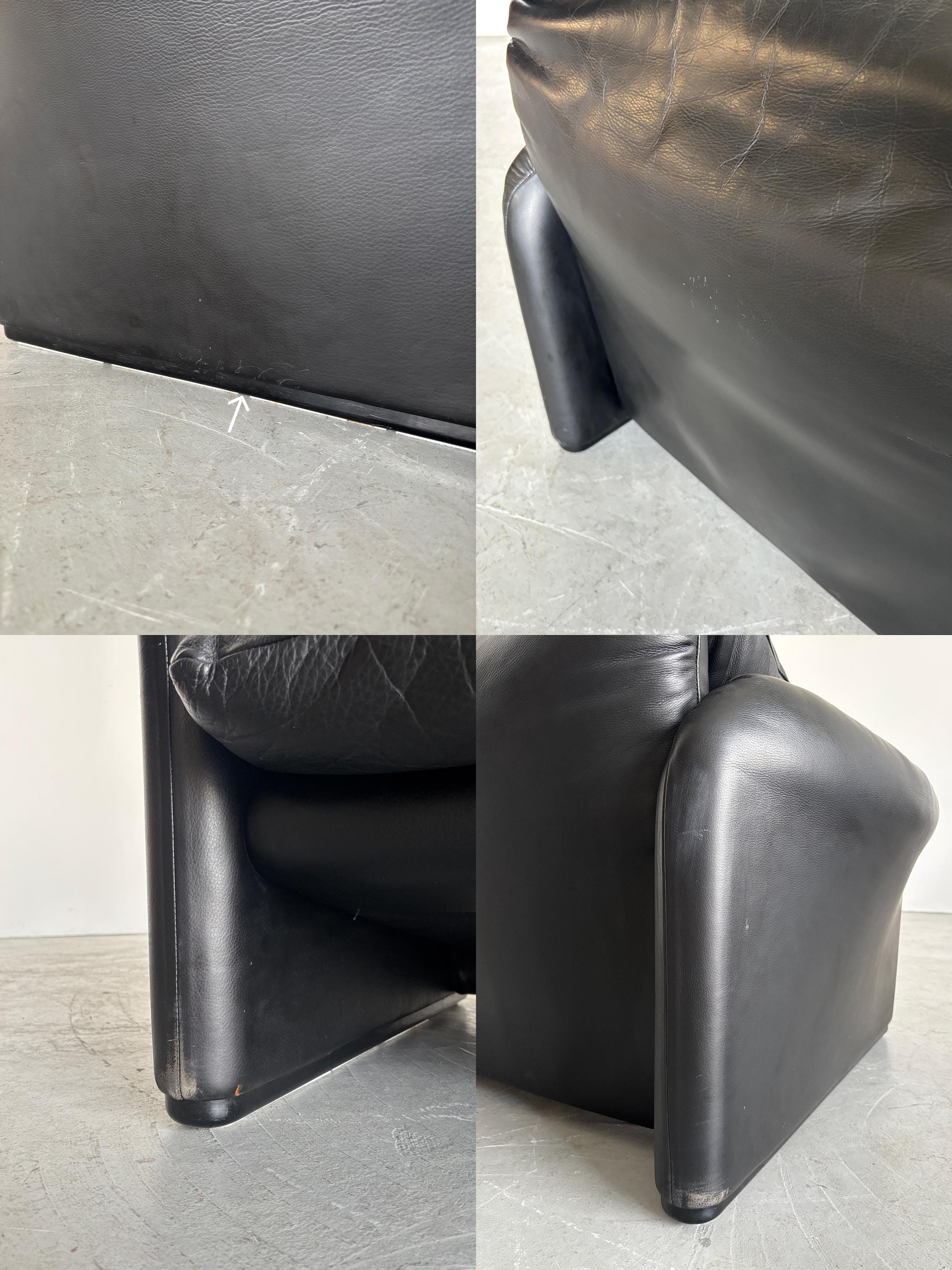 Maralunga Armchair by Vico Magistretti for Cassina