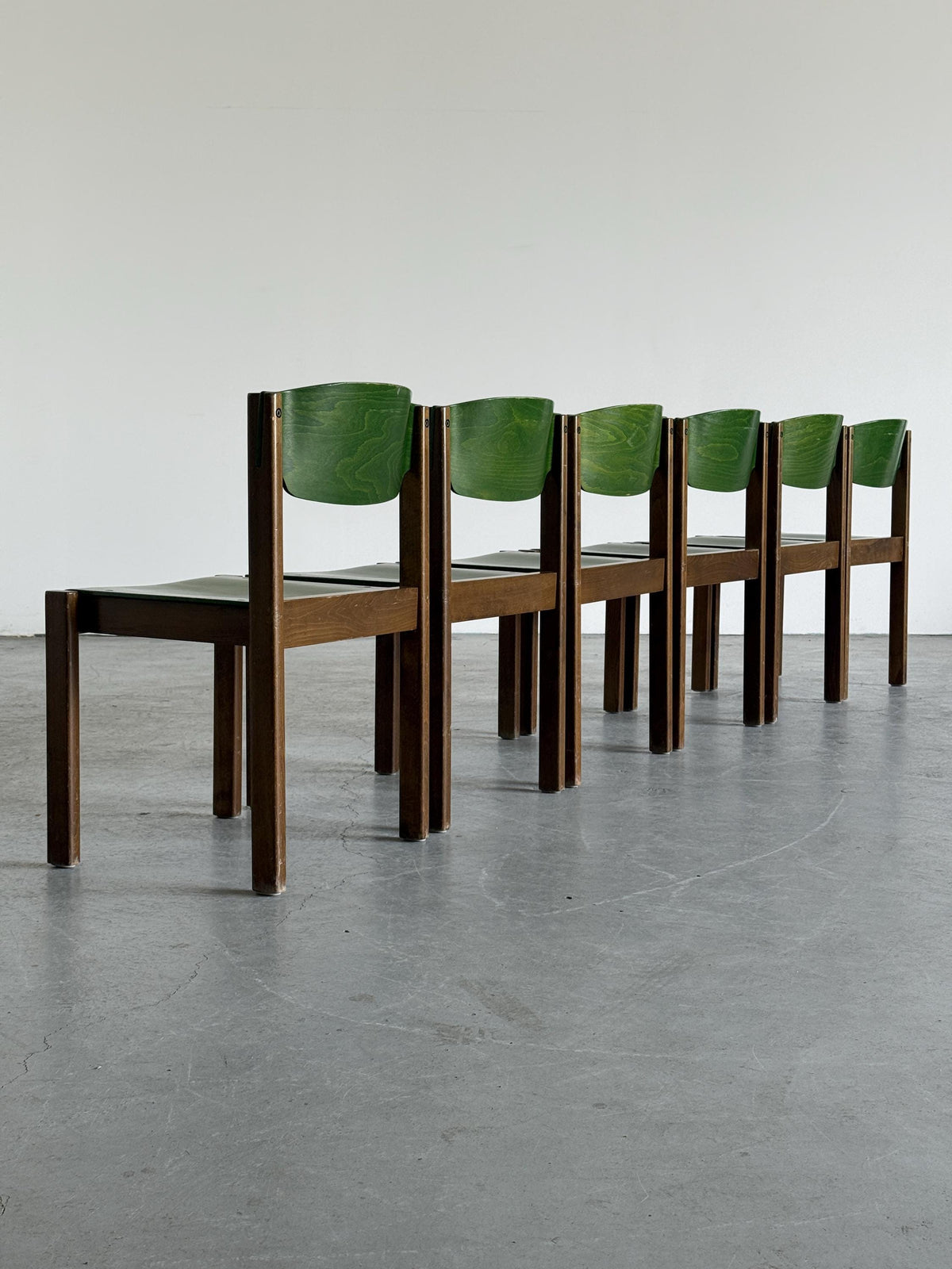 Mid-Century Stacking Chairs by Kusch + Co