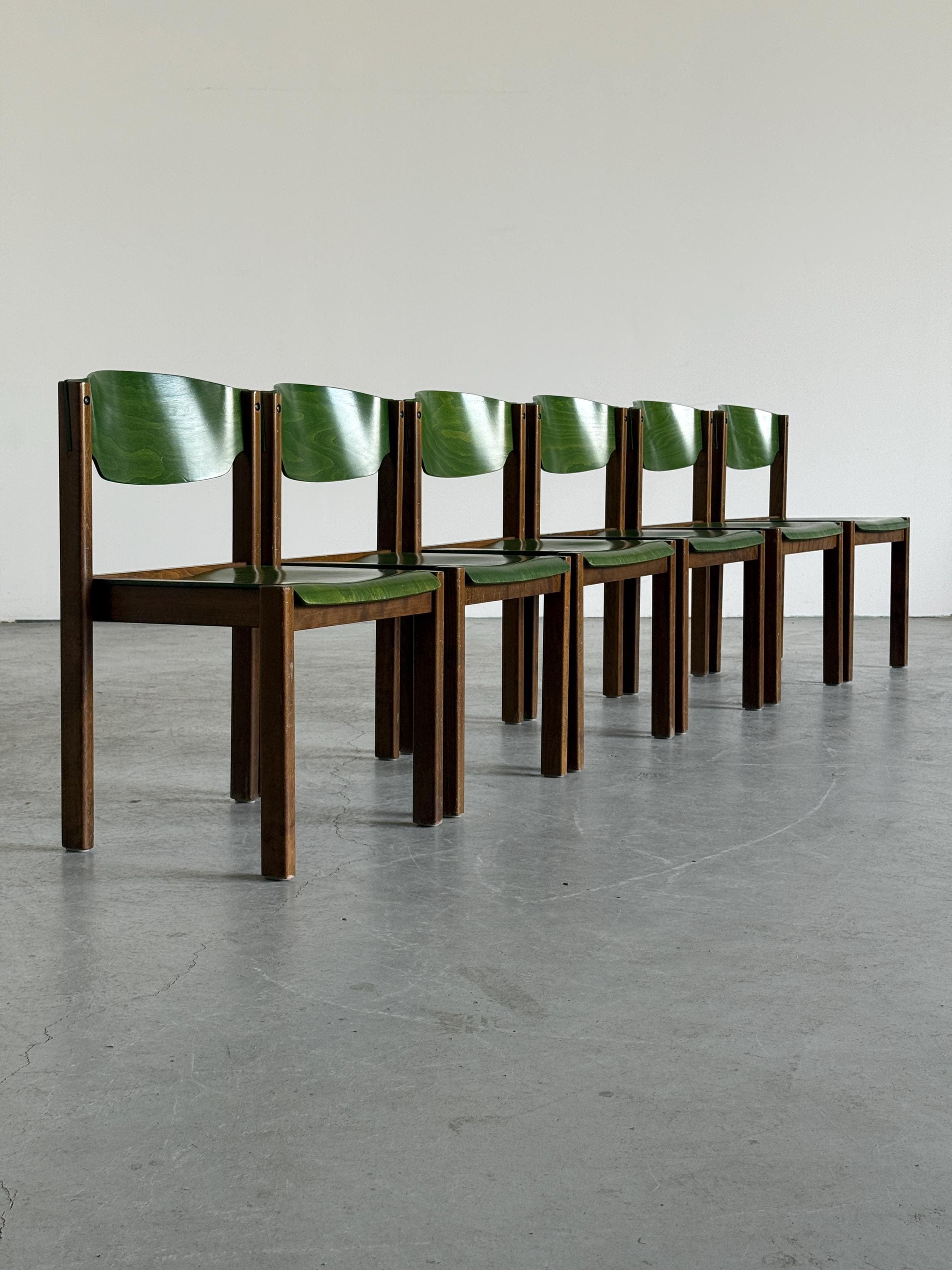 Mid-Century Stacking Chairs by Kusch + Co