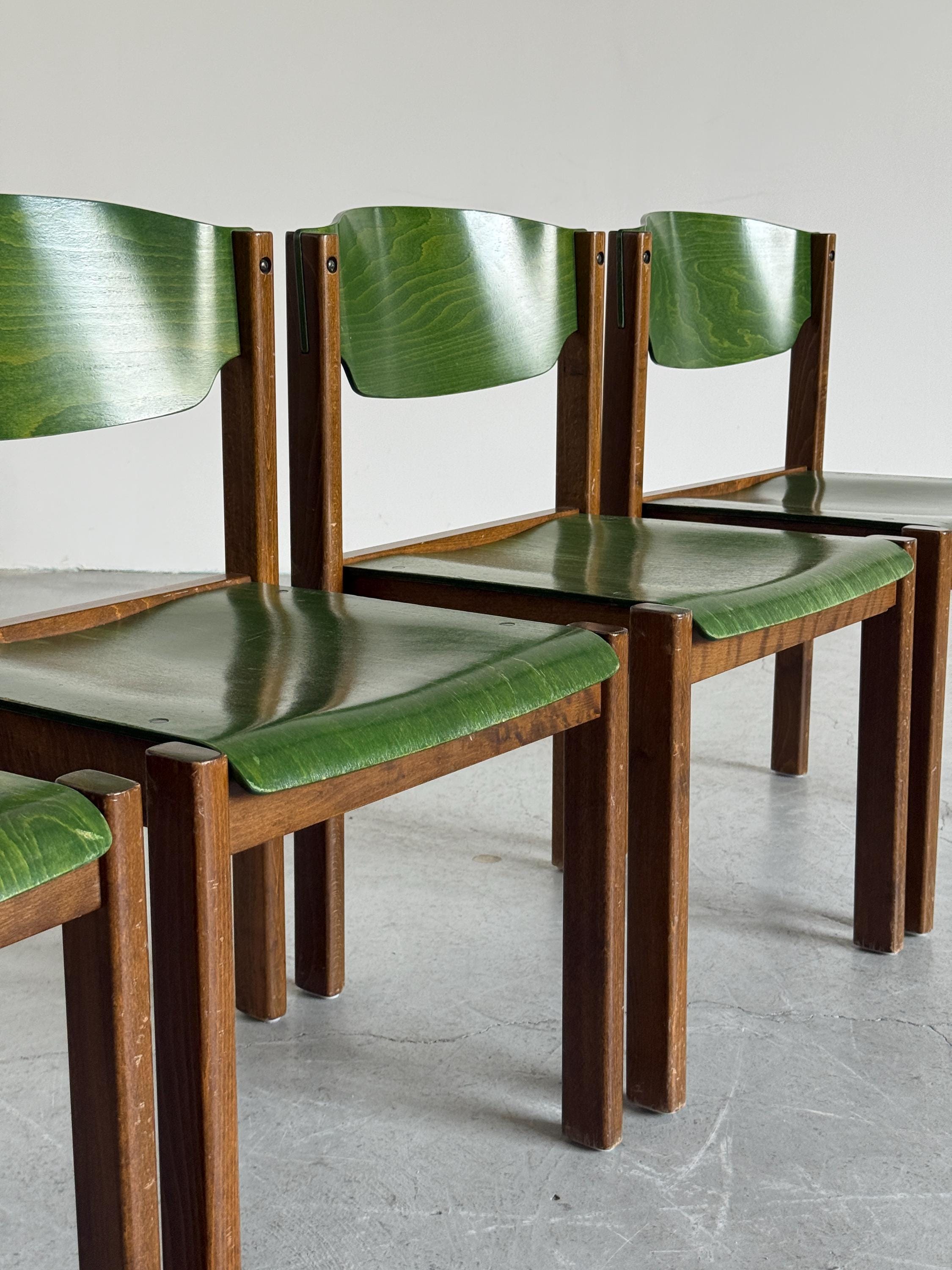 Mid-Century Stacking Chairs by Kusch + Co
