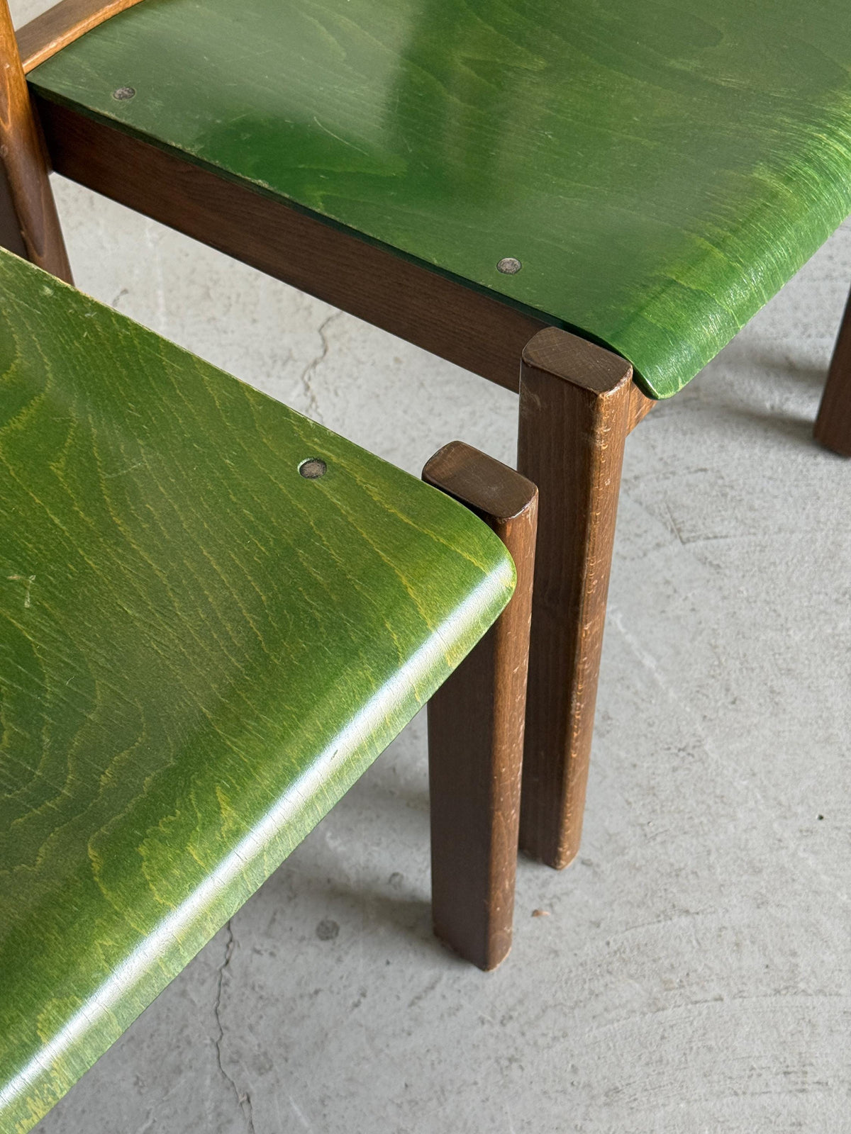 Mid-Century Stacking Chairs by Kusch + Co