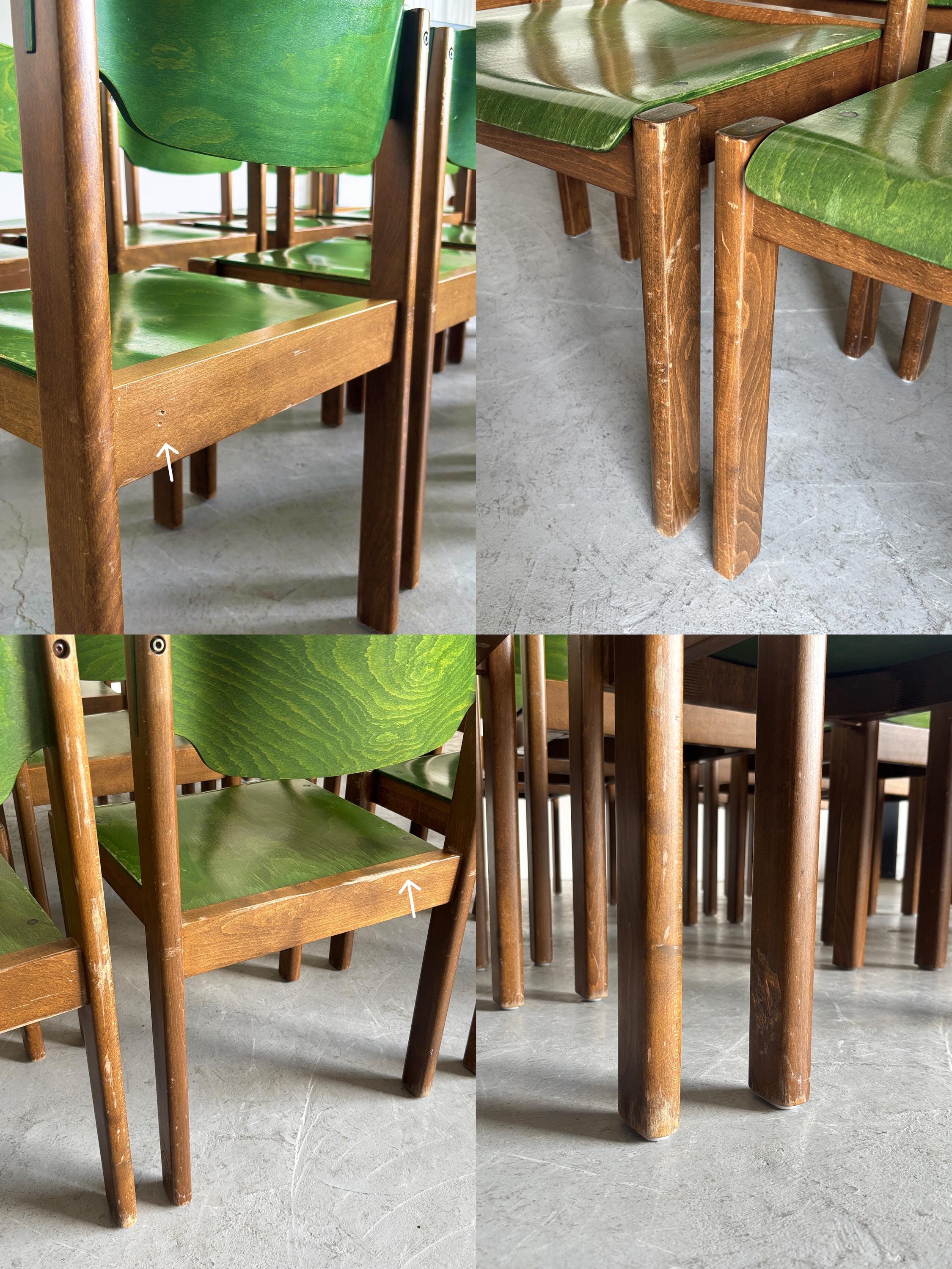 Mid-Century Stacking Chairs by Kusch + Co